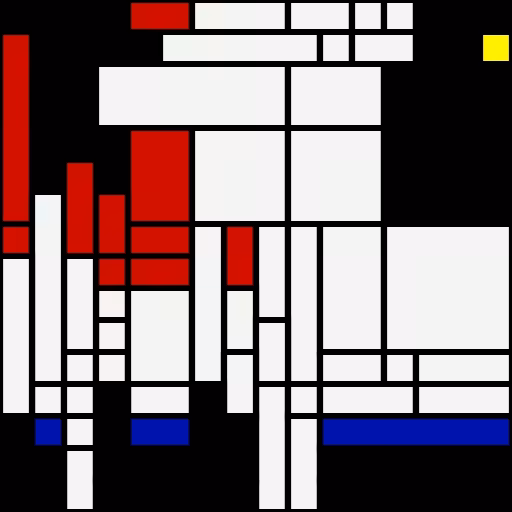 Mondrian Ticket  #17