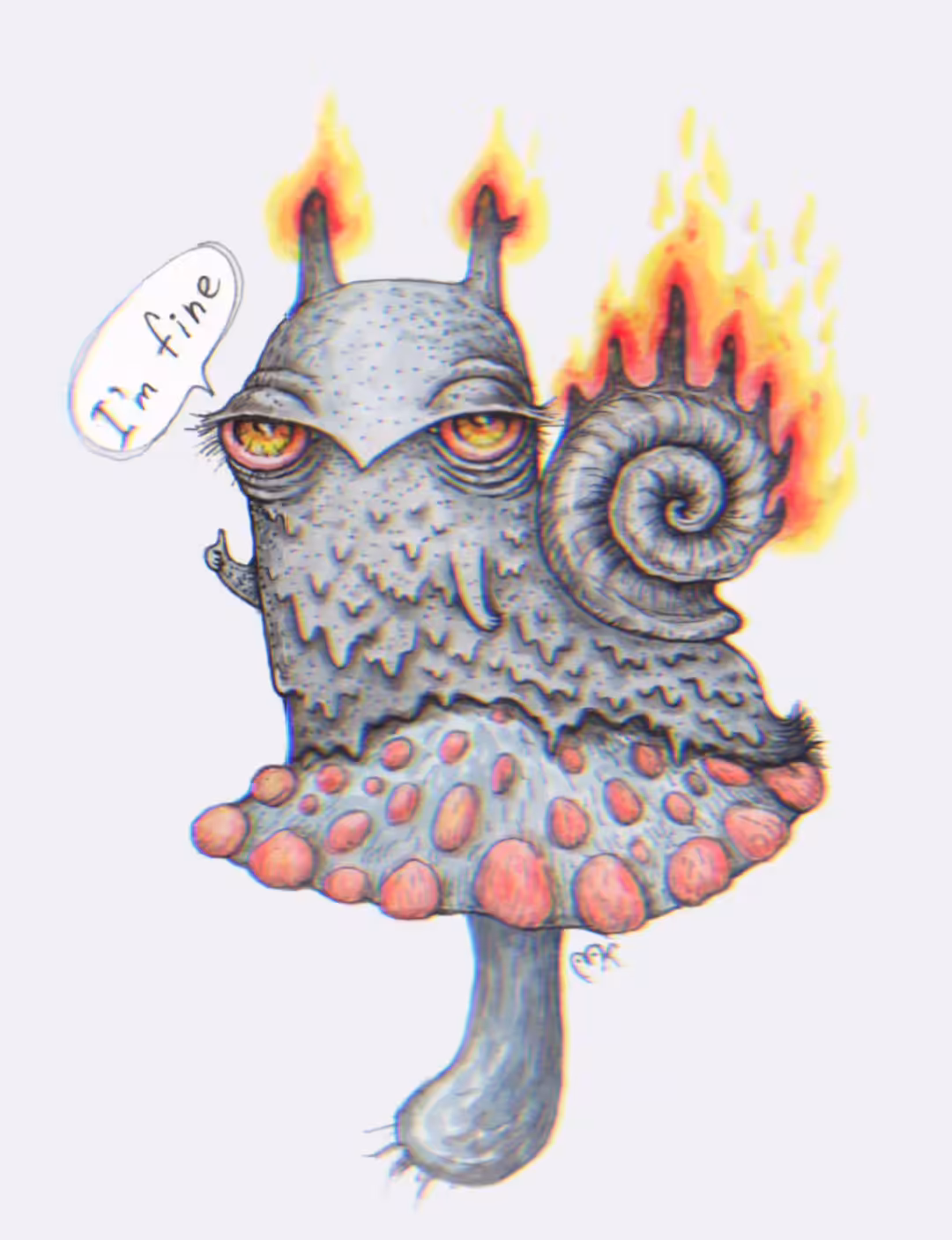 I'm fine/ fire snail 2