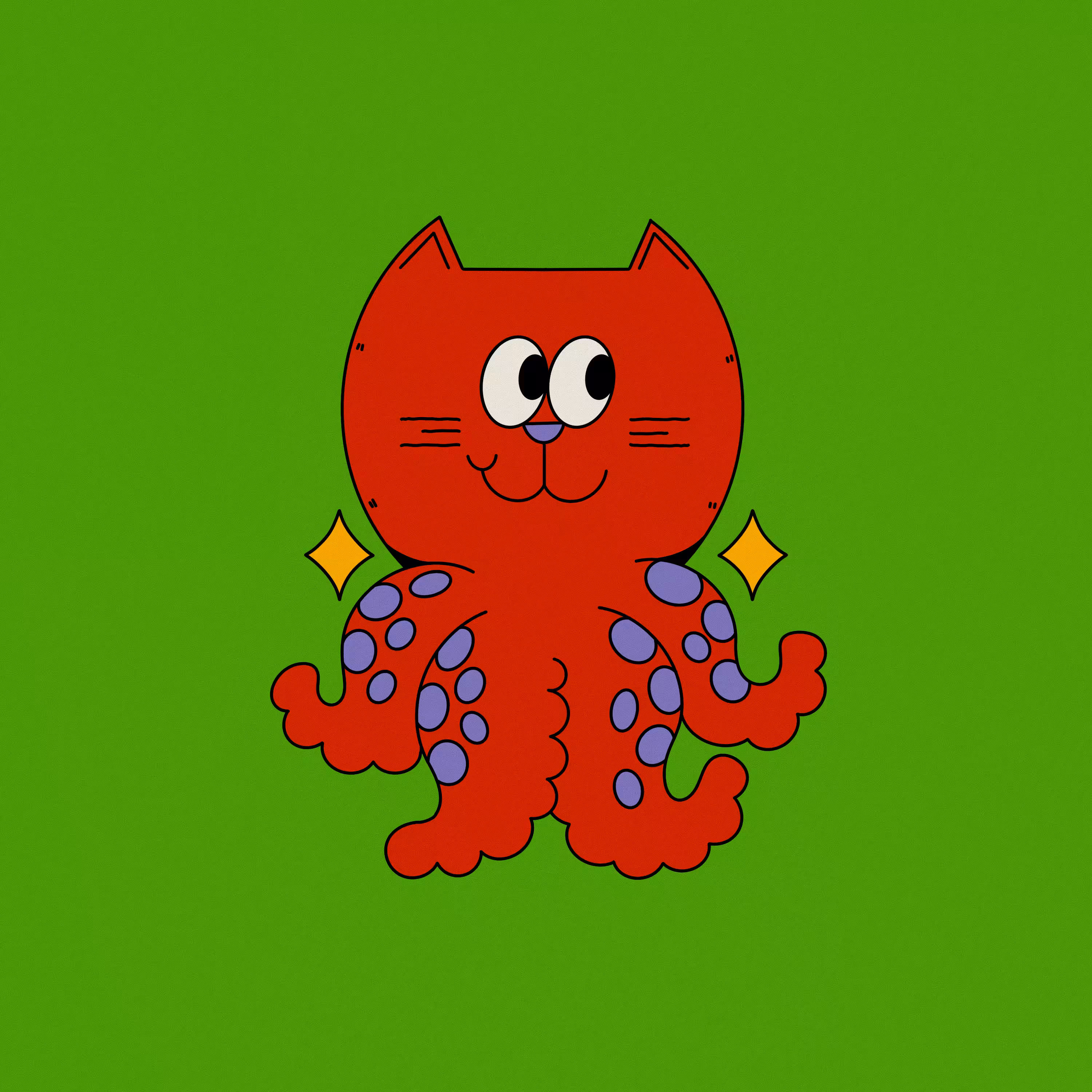 Weird cat - Purrtopus