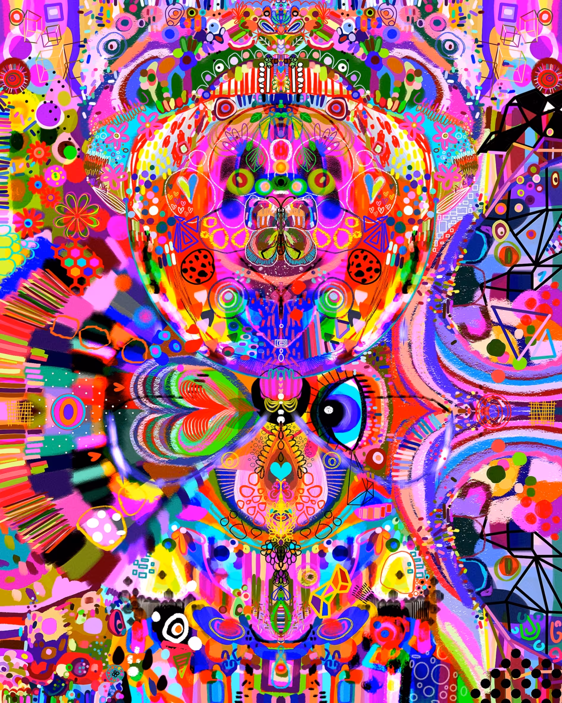 The silent flight of the butterfly