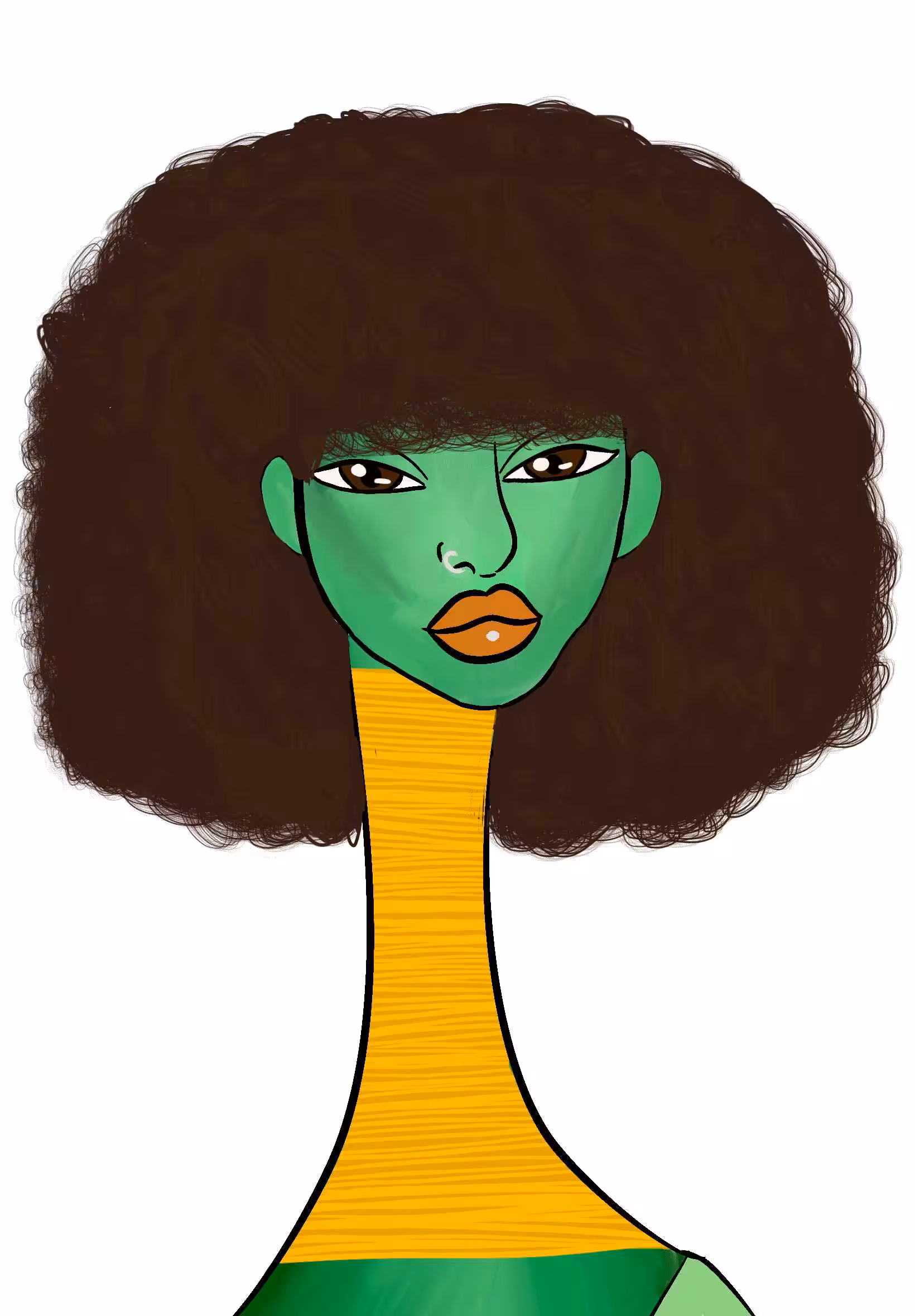 Long Neckie Lady #2017
