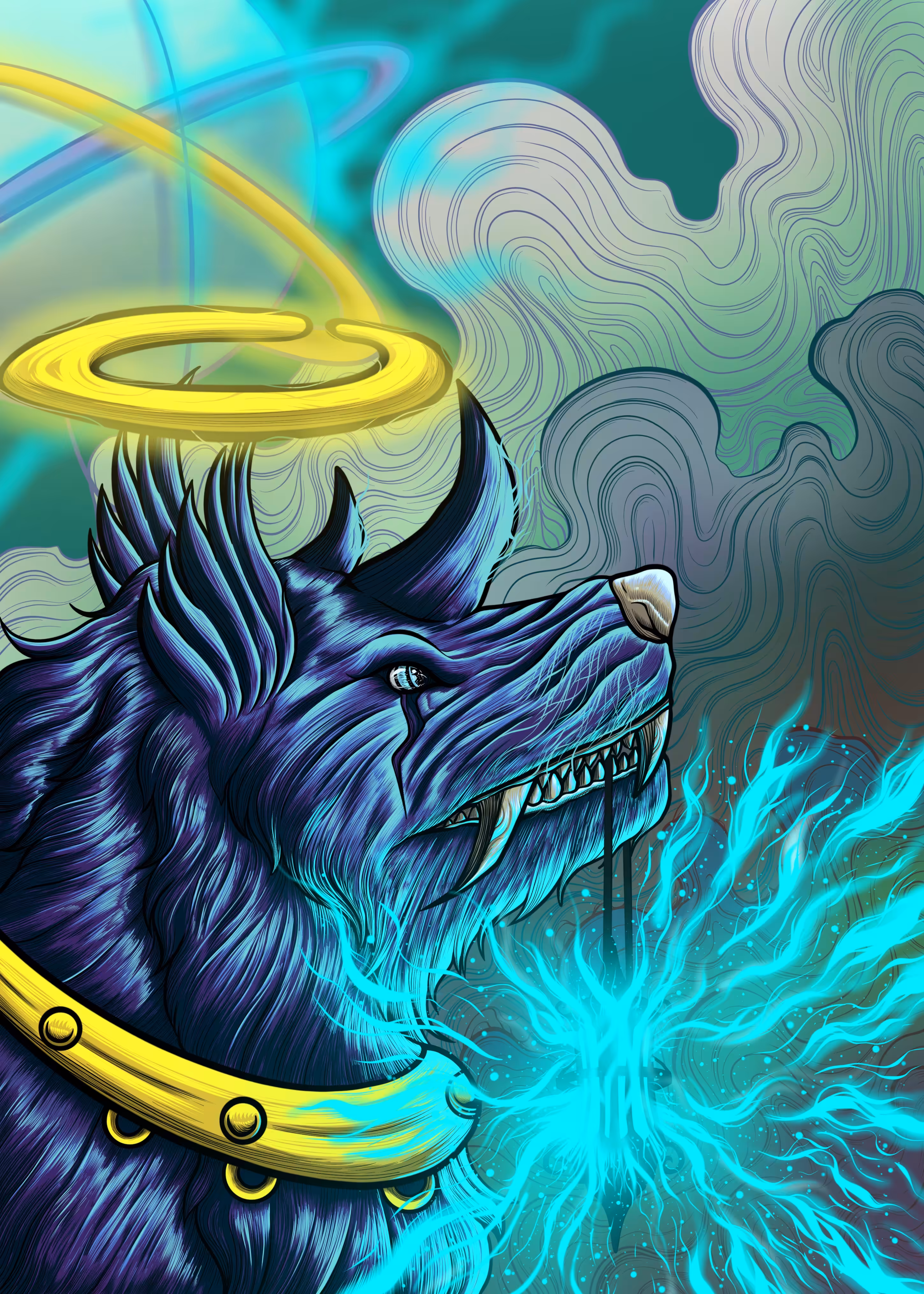 Fantasy wolf #01