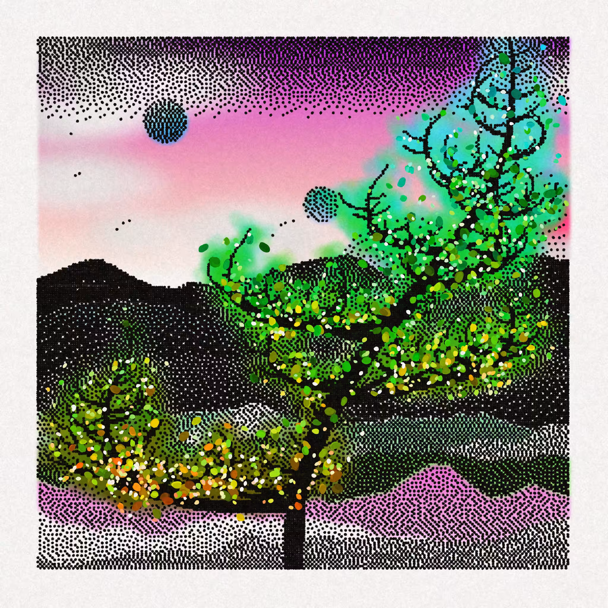 Dithered Branches #71