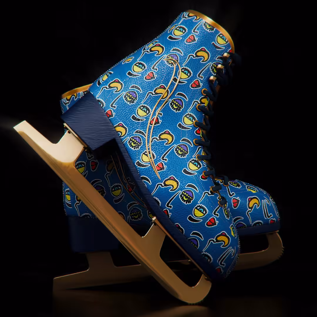 " Magic figure skate shoe "