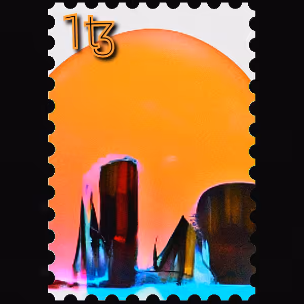 Abstract Desert Sunset