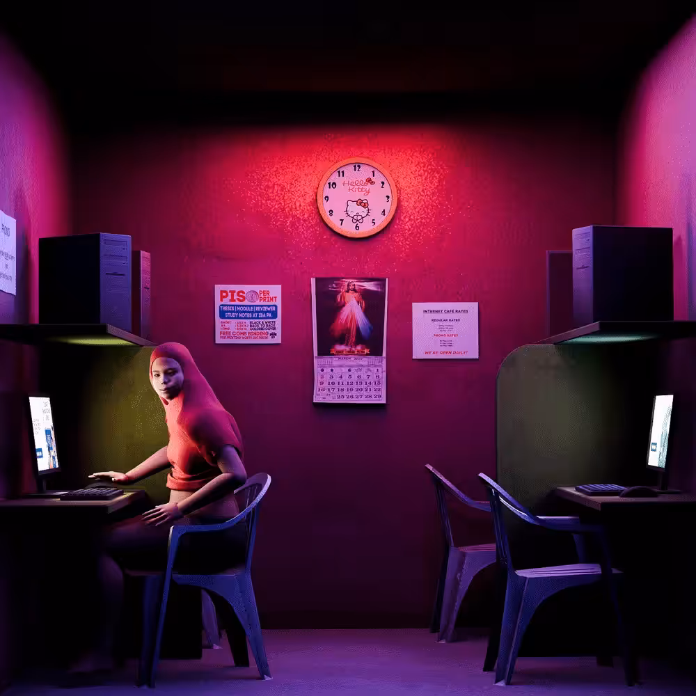 A job opportunity in this internet cafe