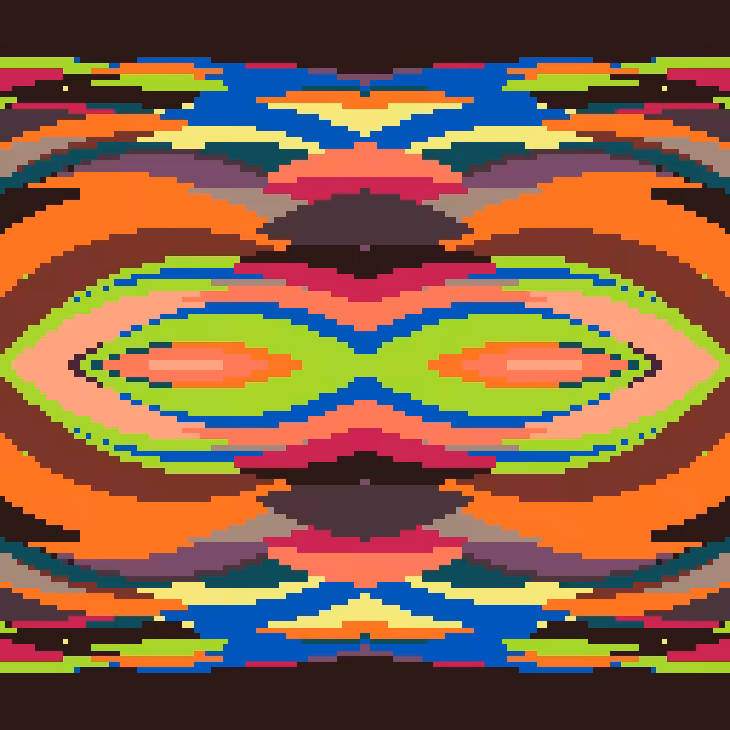 Rapid Psychedelic Inkblot Test Generator #62