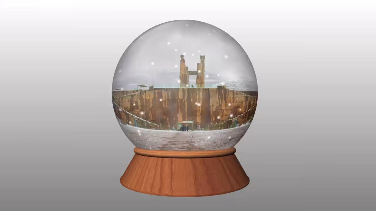 Glass ball perspolise