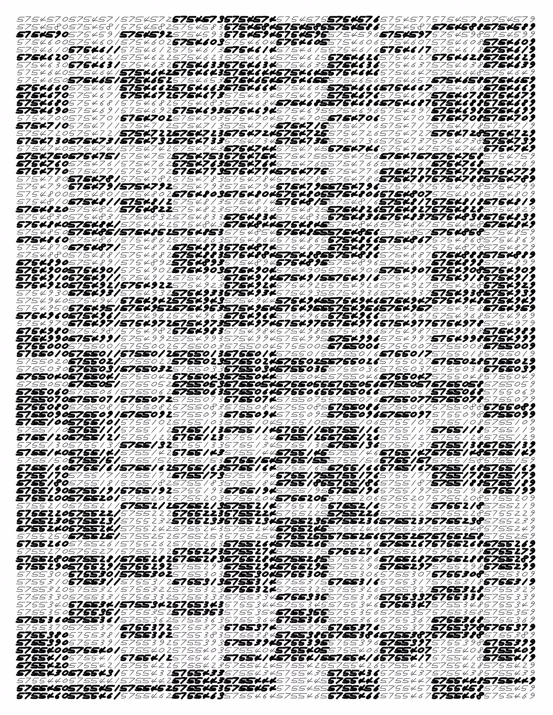 Endless (5,607,250 to Infinity) #488