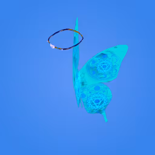 Throat Chakra Tiara & Wings