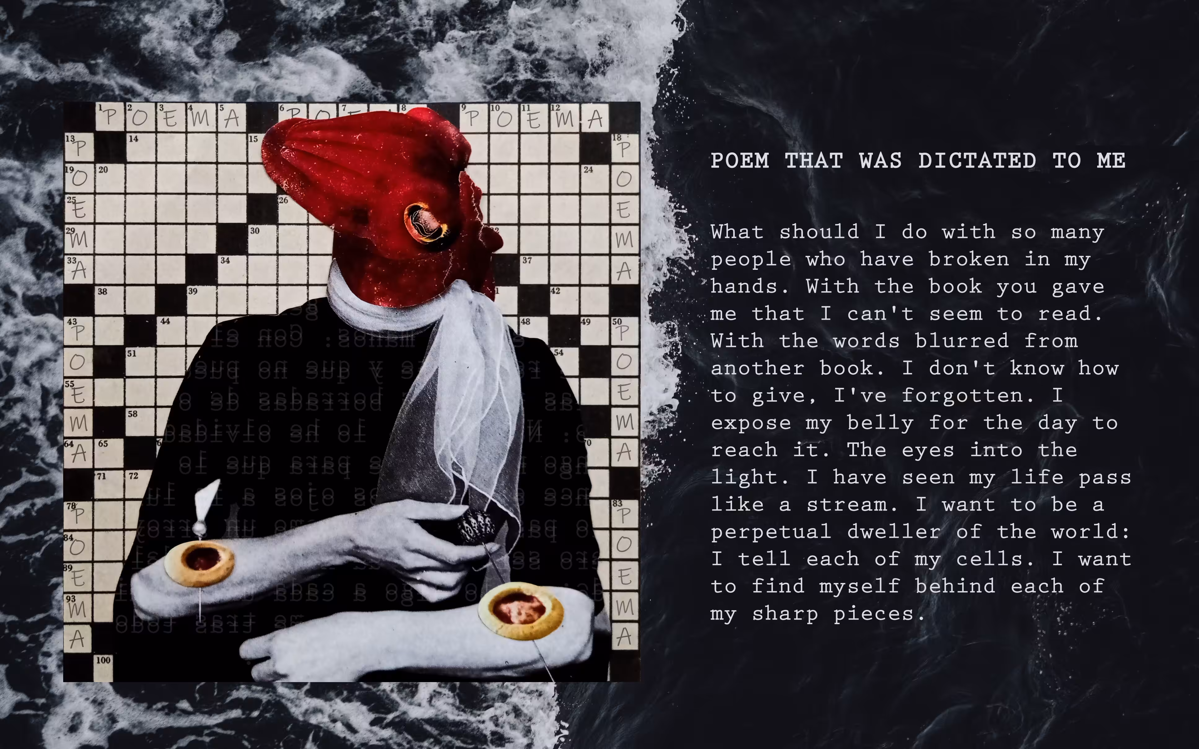 Poem that was dictated to me