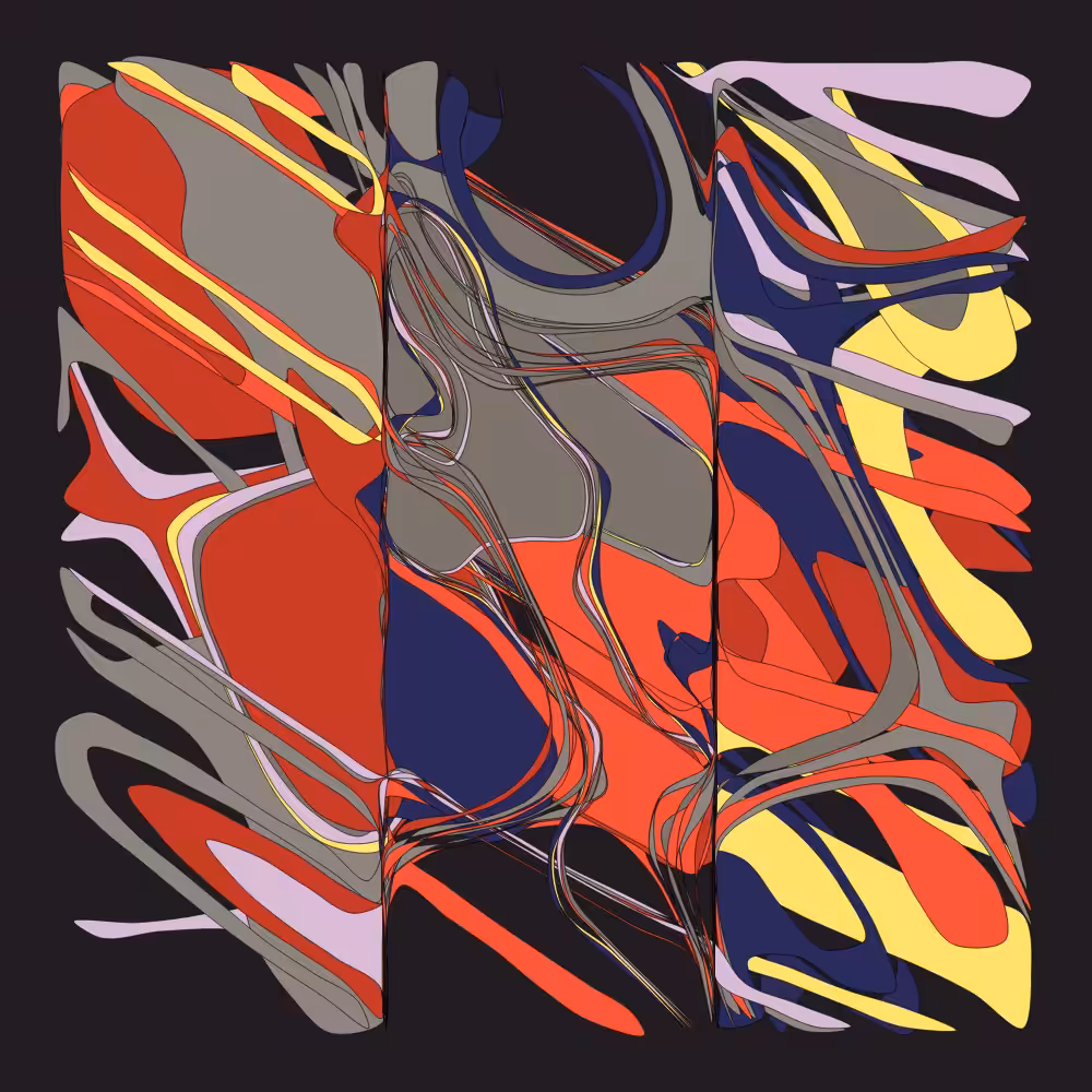Geometric colorful shapes 3 #134