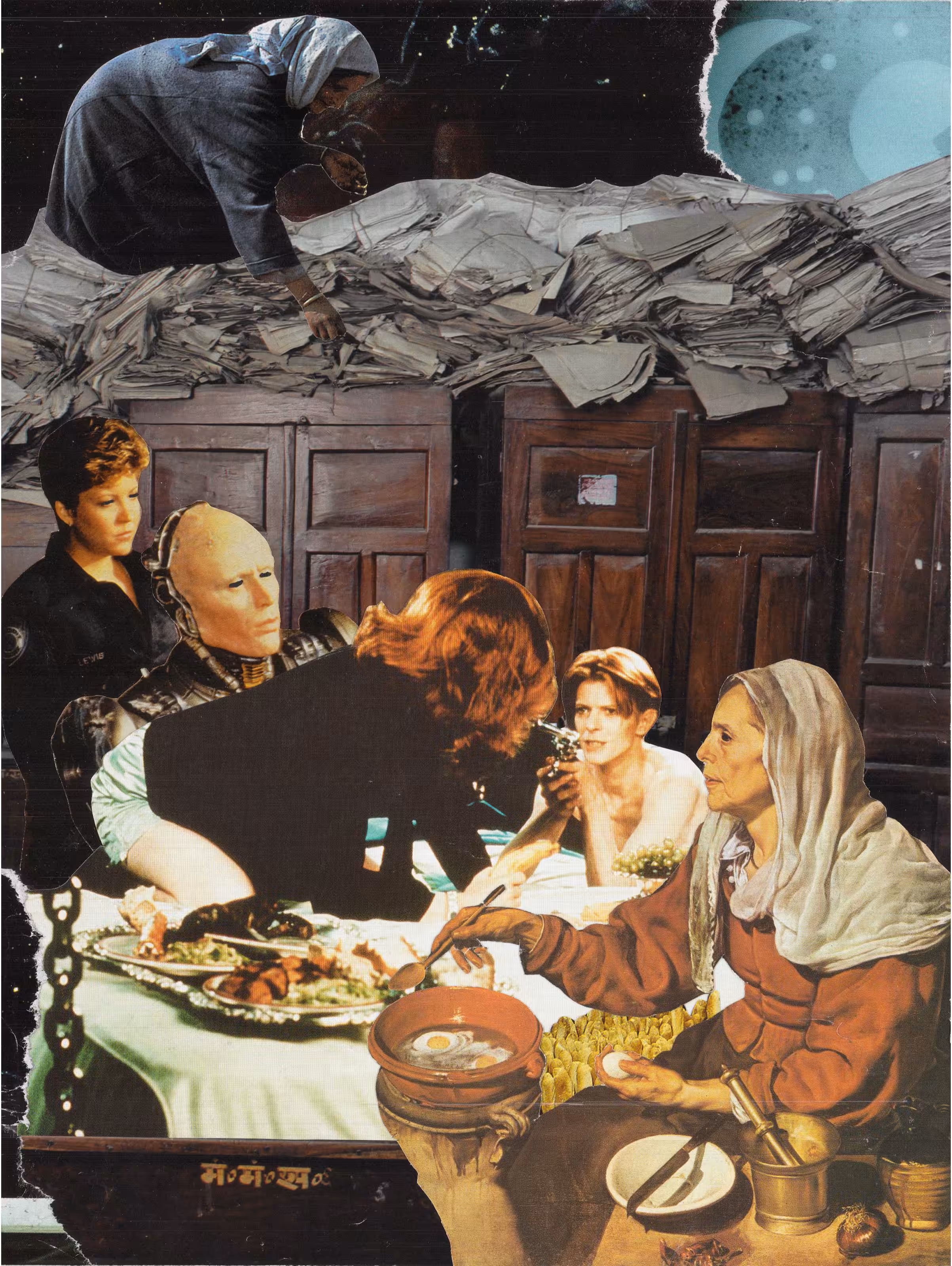 Handmade Collages: Black hole