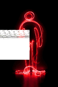 NEON PEOPLE: Do not Walk! 02 Glitch 01