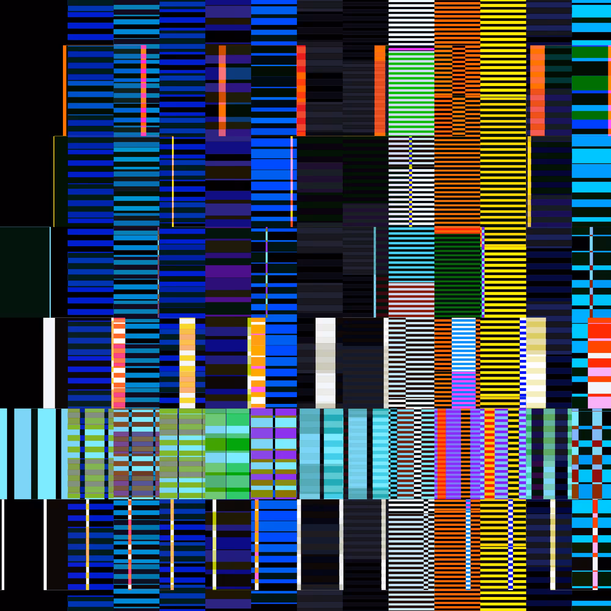 Glitchometry Stripes #32