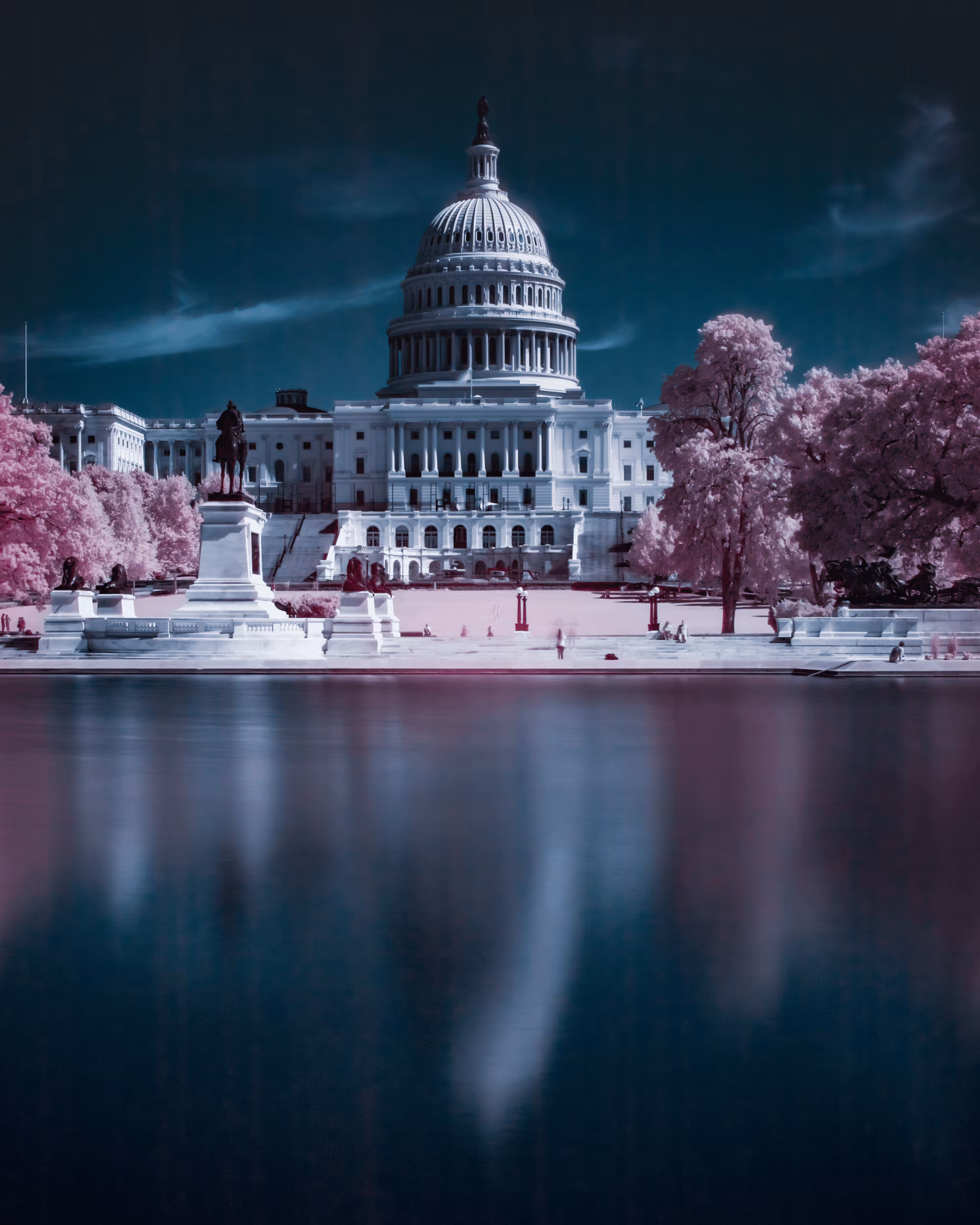 Infrared #001 - The Capitol and The Reflecting Pool
