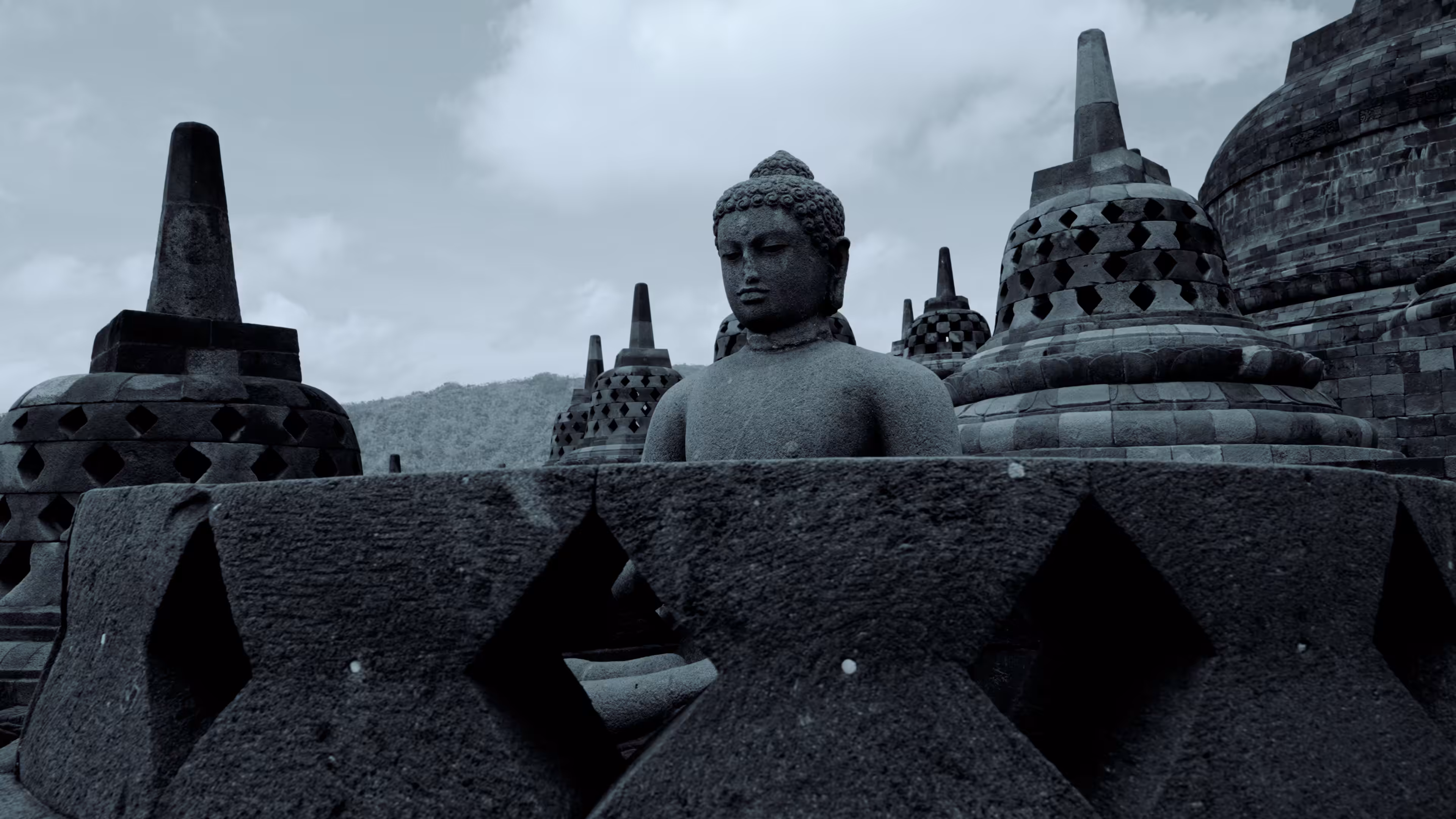 Borobudur in silence