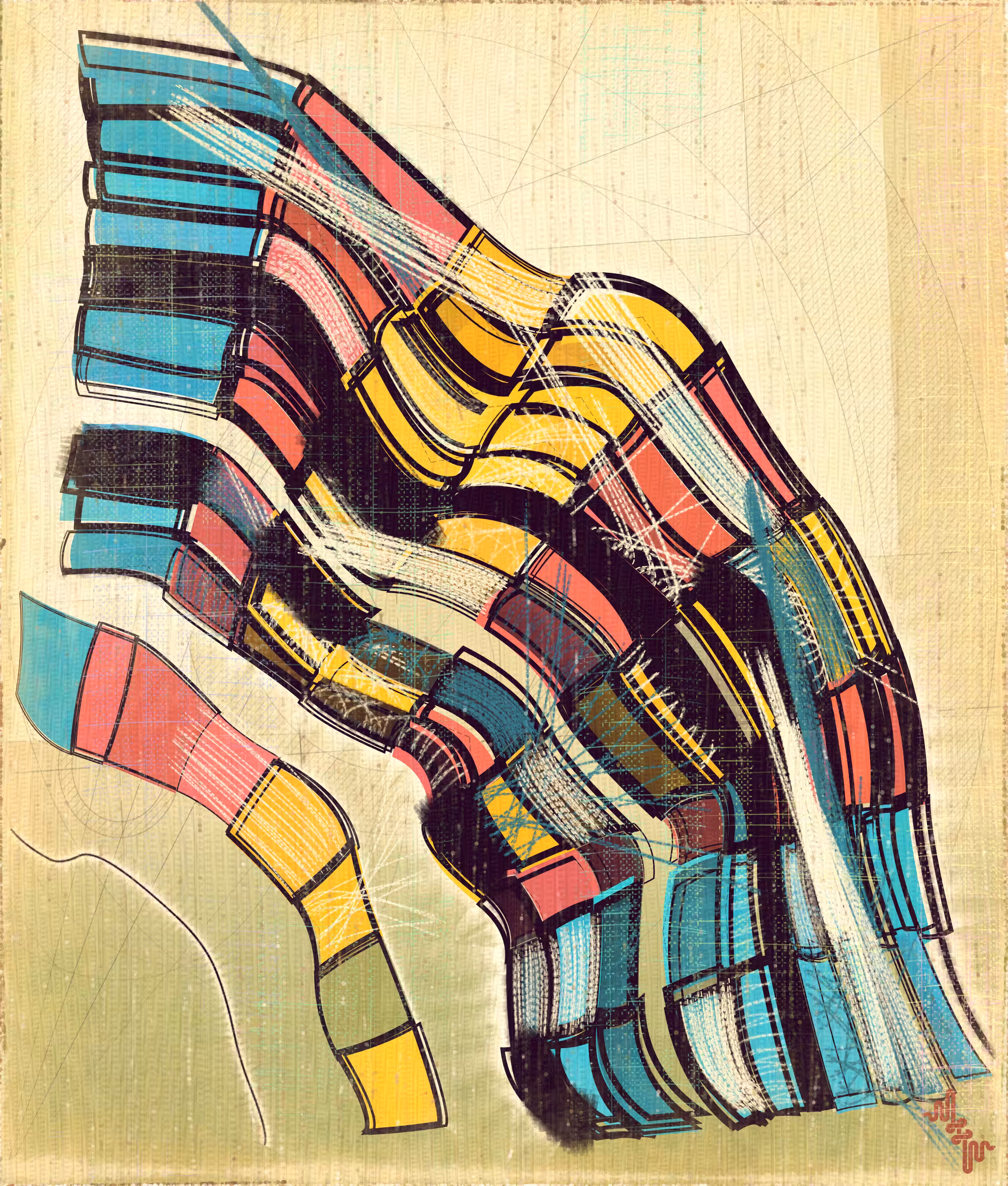 Amplitudes of Canvas #174