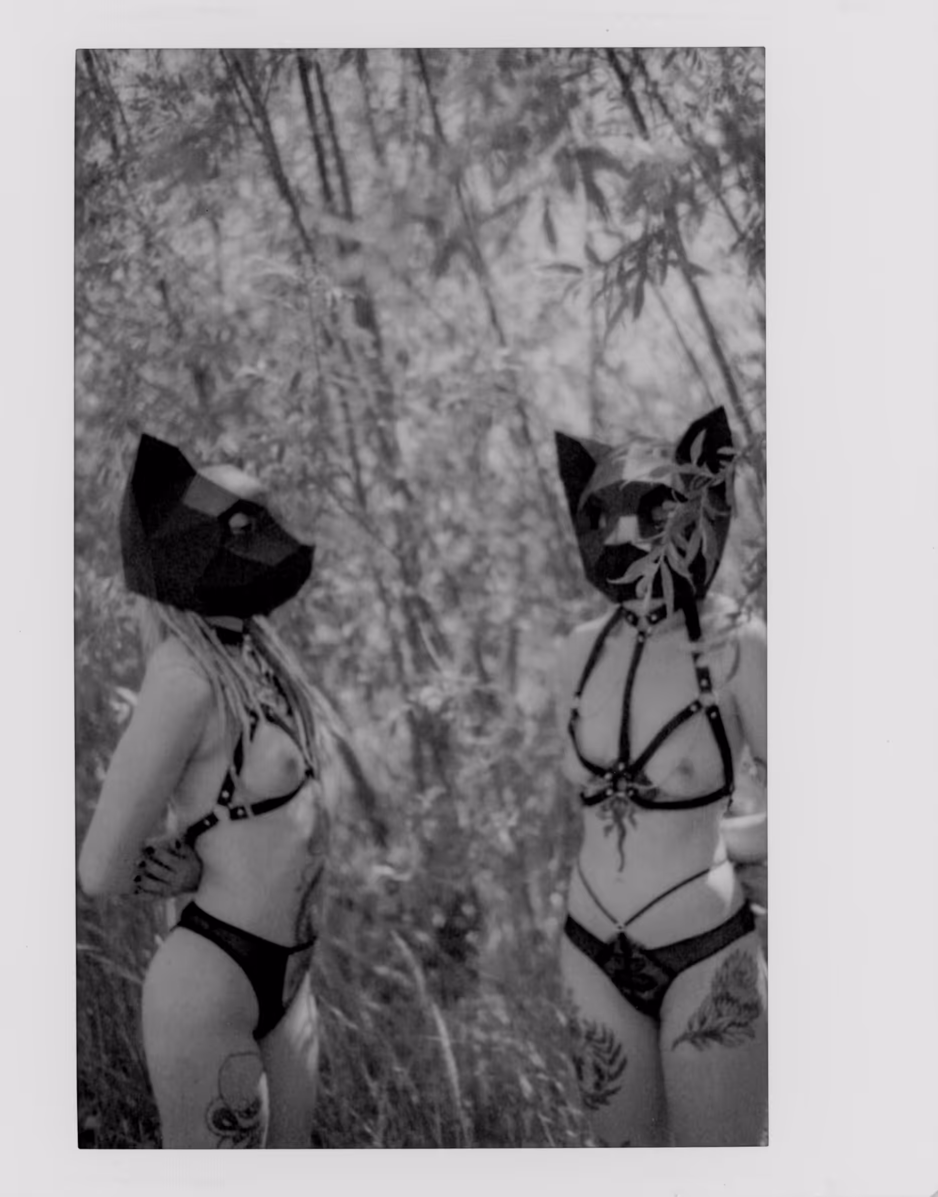 Mask noir nude instax wide expired 