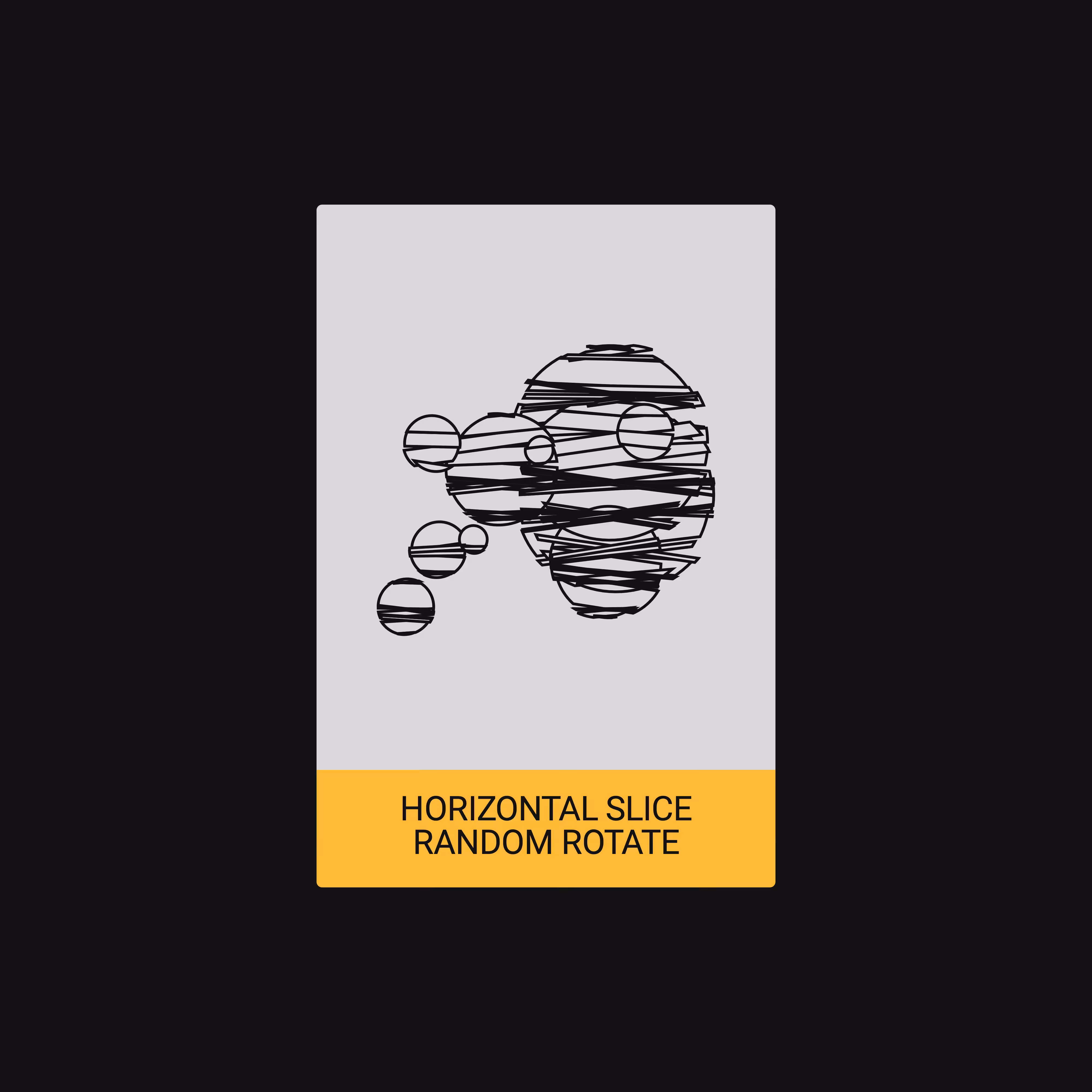 HORIZONTAL SLICE + RANDOM ROTATE (ALGORITHM) [ART CARDZ]