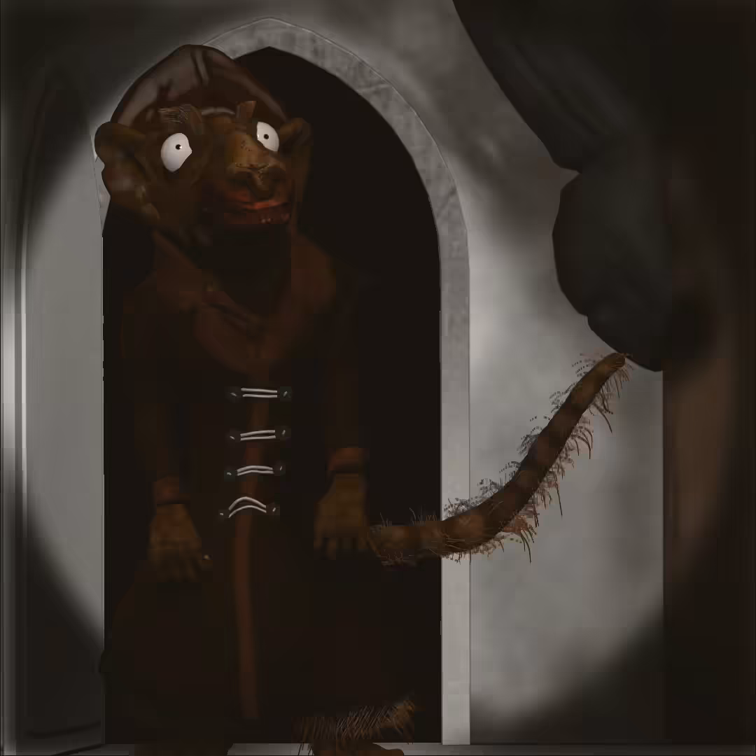 a dumb rat