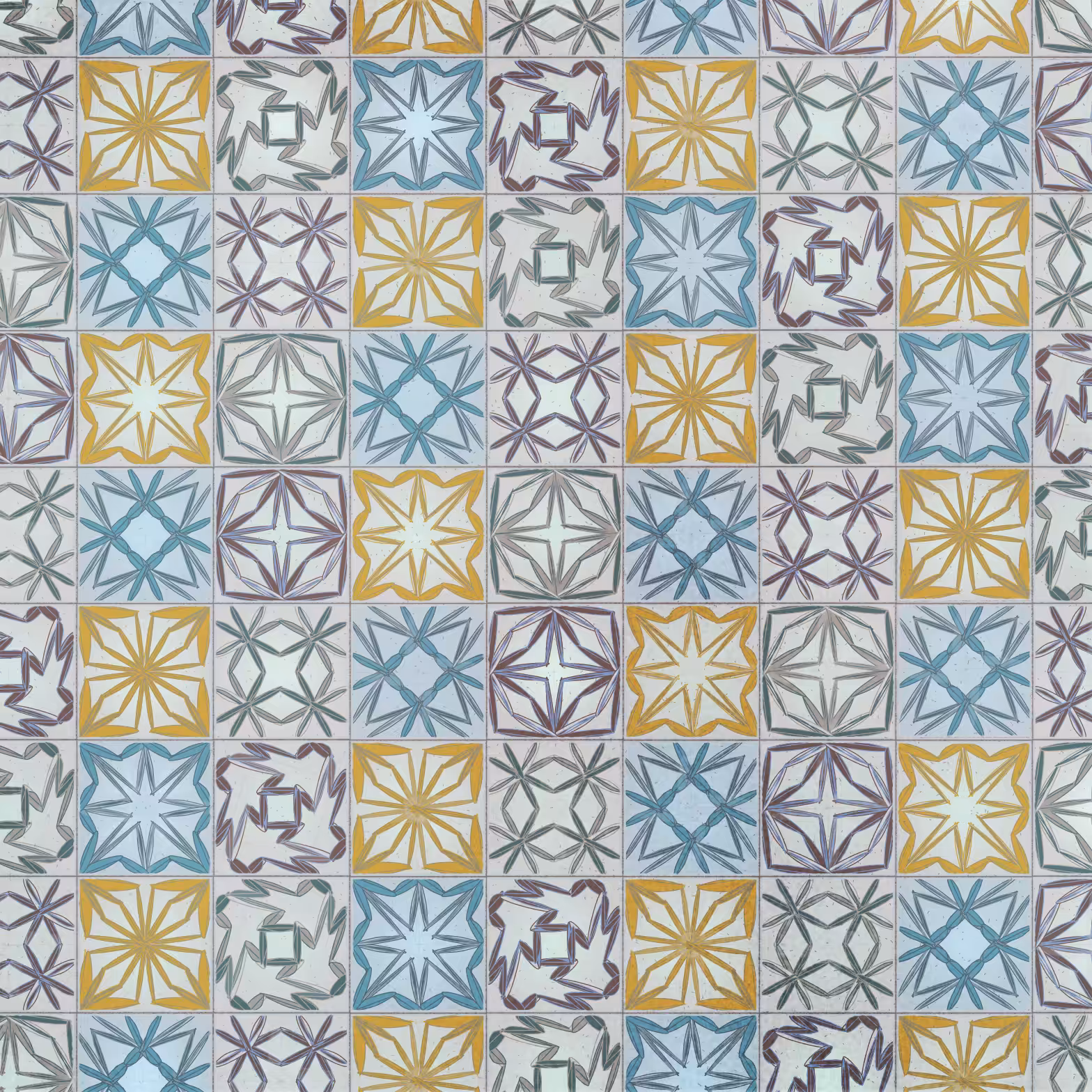 Glimpse Of Geometrical Azulejos #1