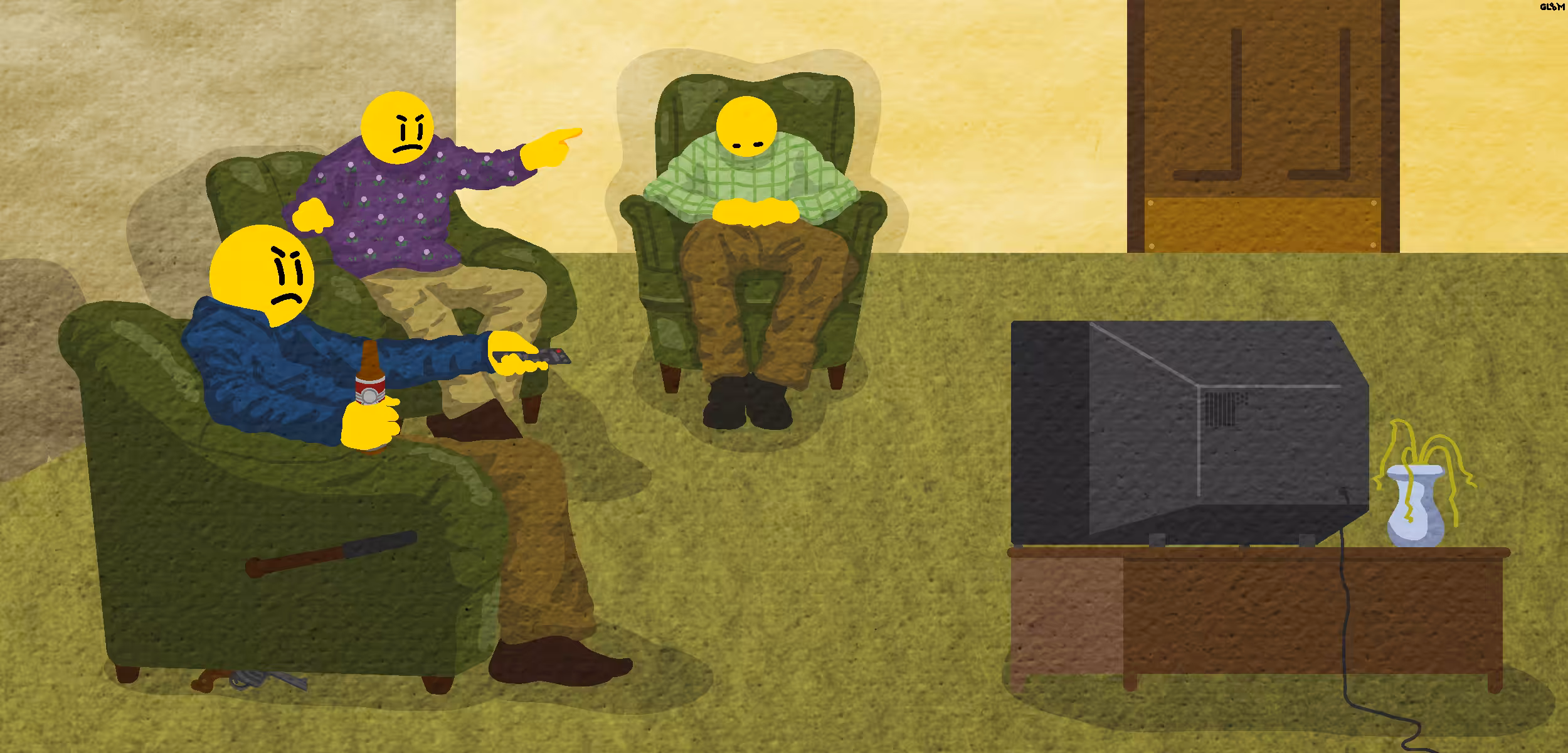 Friends at a Nursing Home