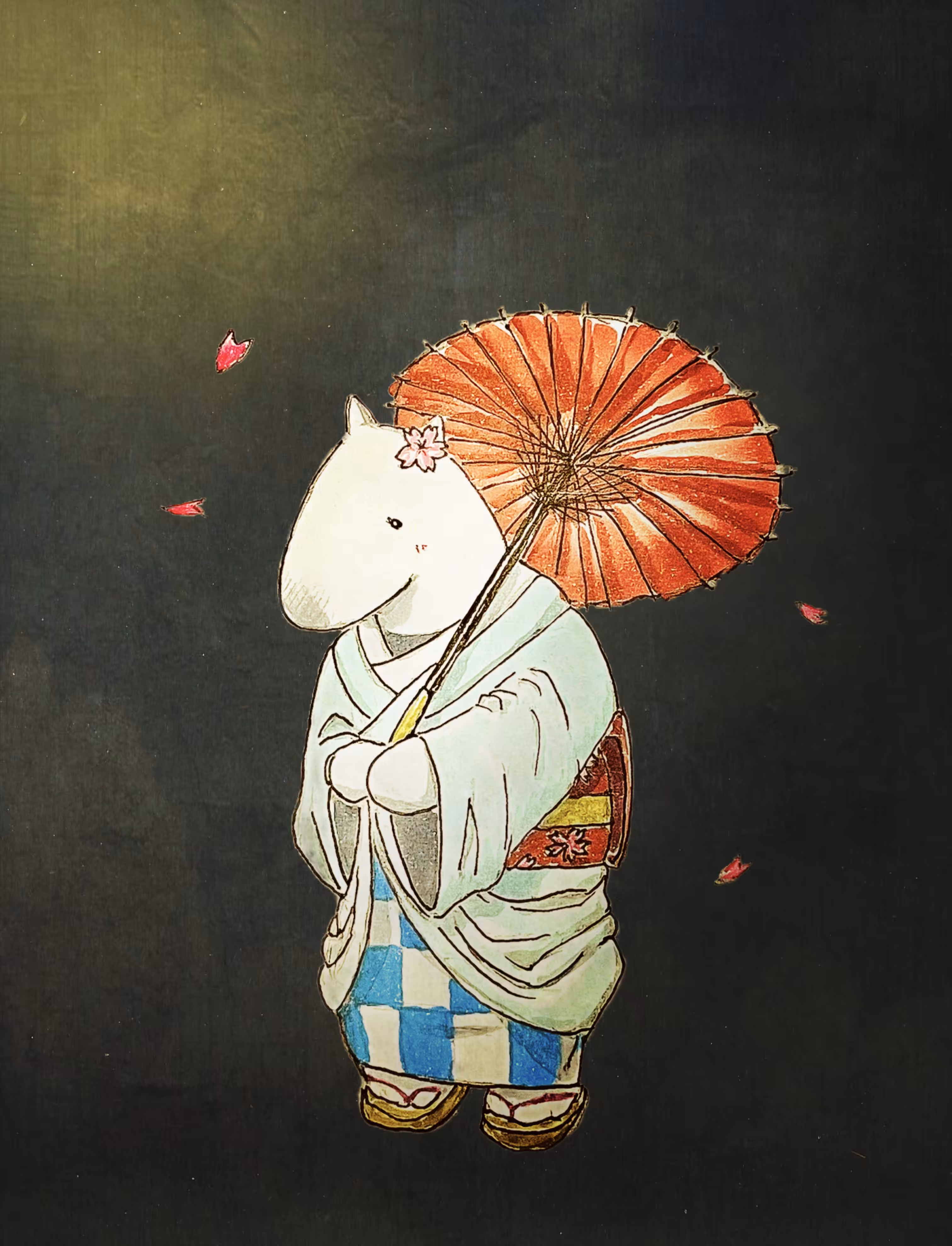 Working anteater - kimono