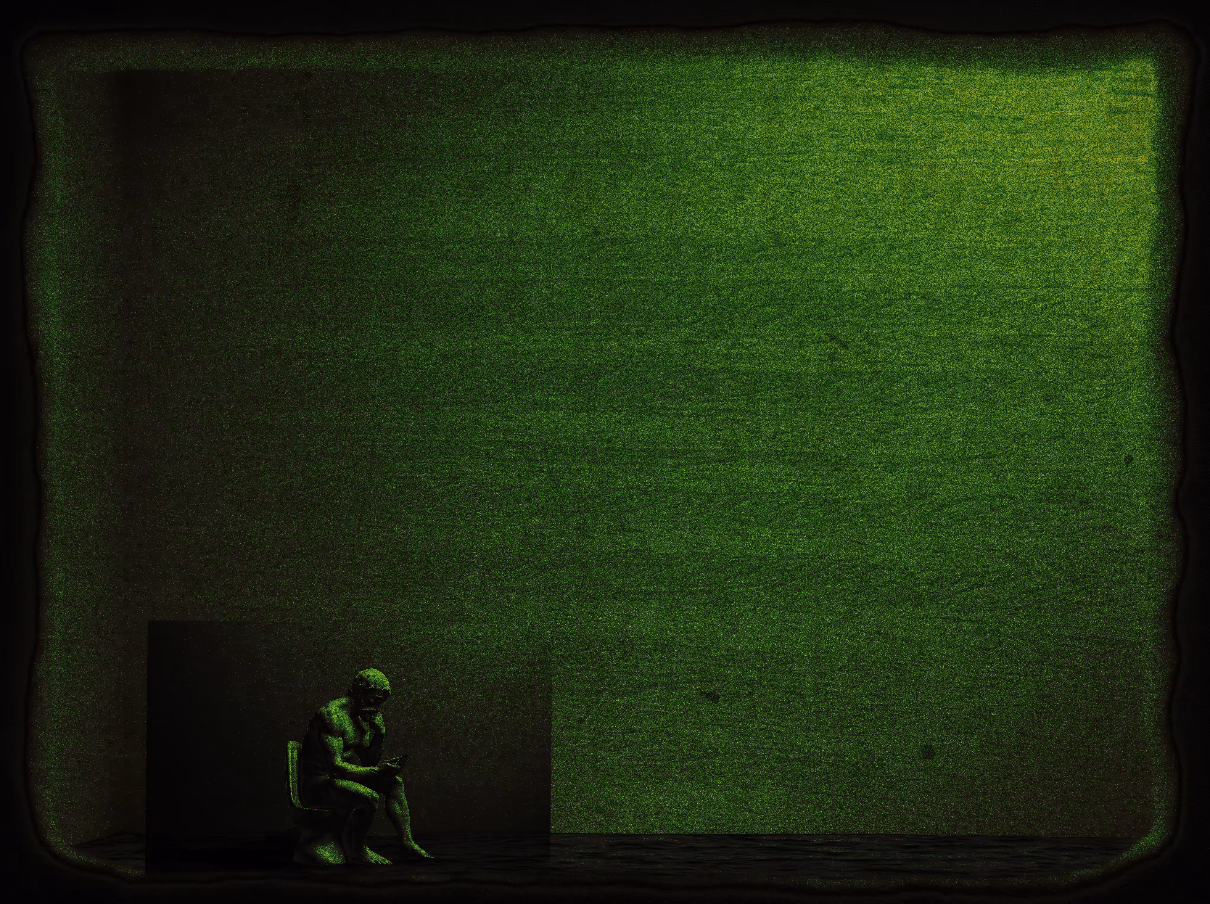 the Thinker [Feels Good green Candles]