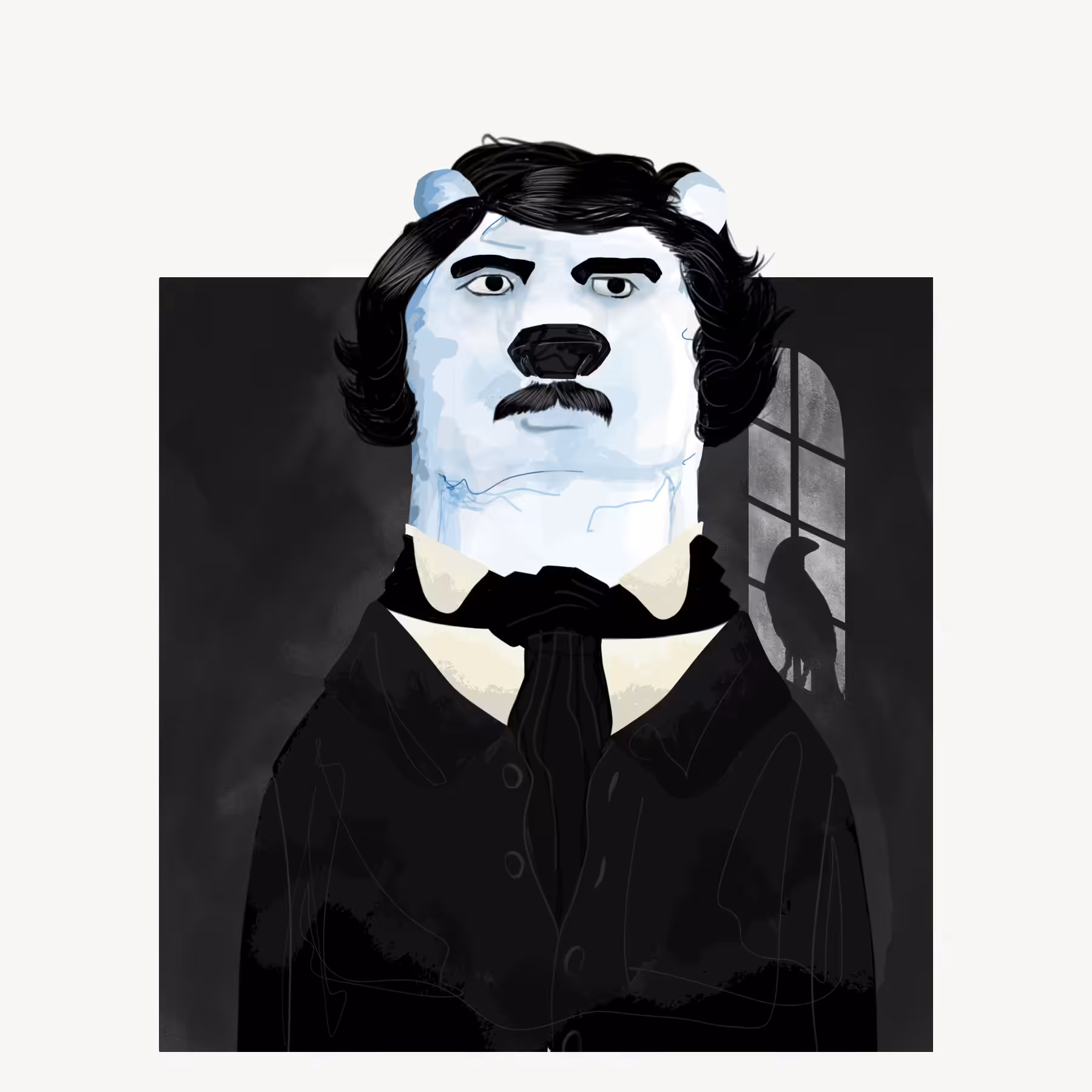 #2590 Edgar Allan Paw