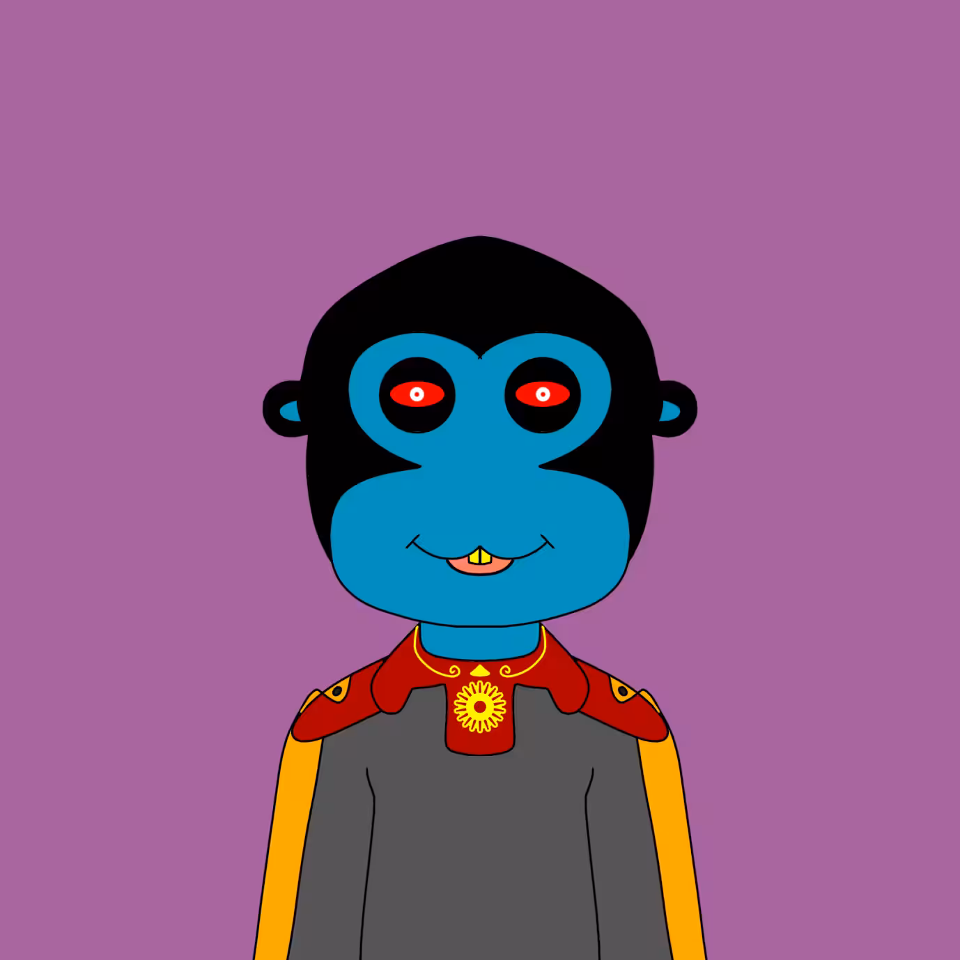 human monkey: monkey #25