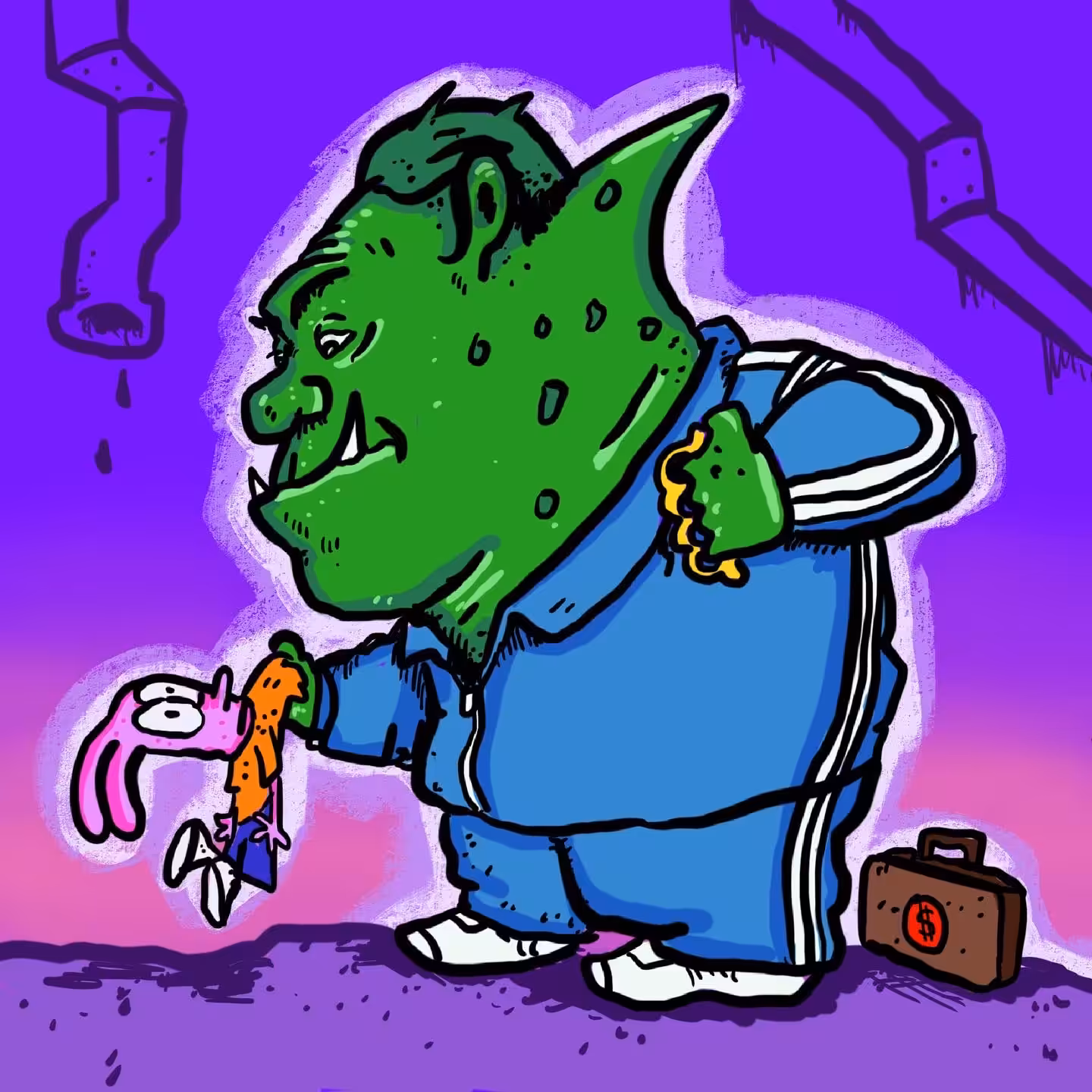 Crypto Carnies Vol 3: Escape Through the Sewer: Loan Shrek/Shark