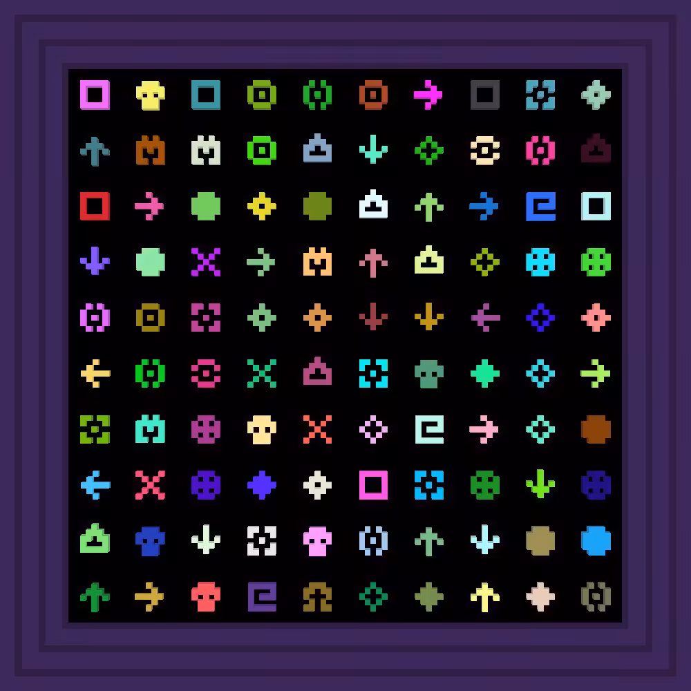 i love you :: Procedural Symbols #467/1000