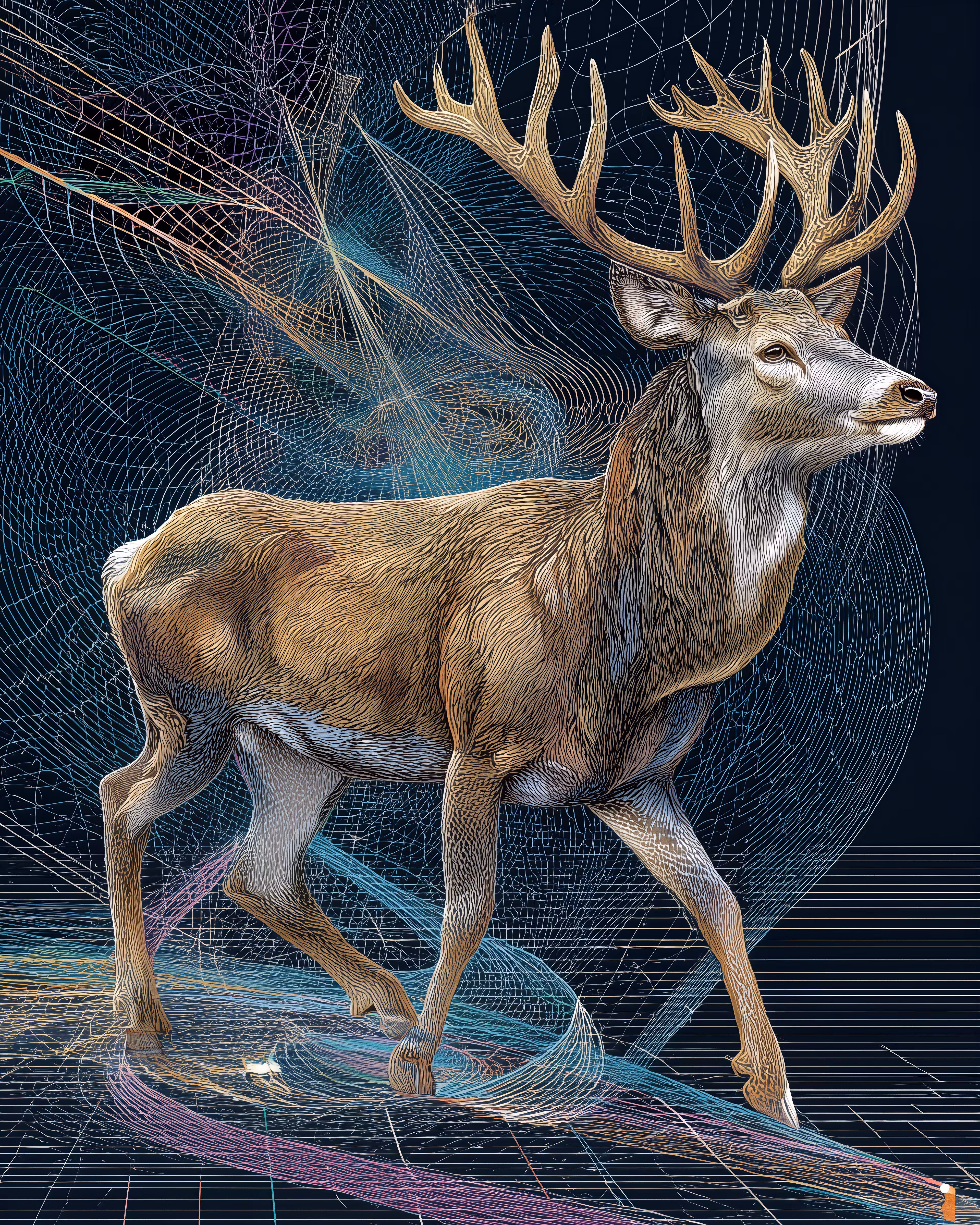 Celestial life 🌌: Celestial Deer - 2