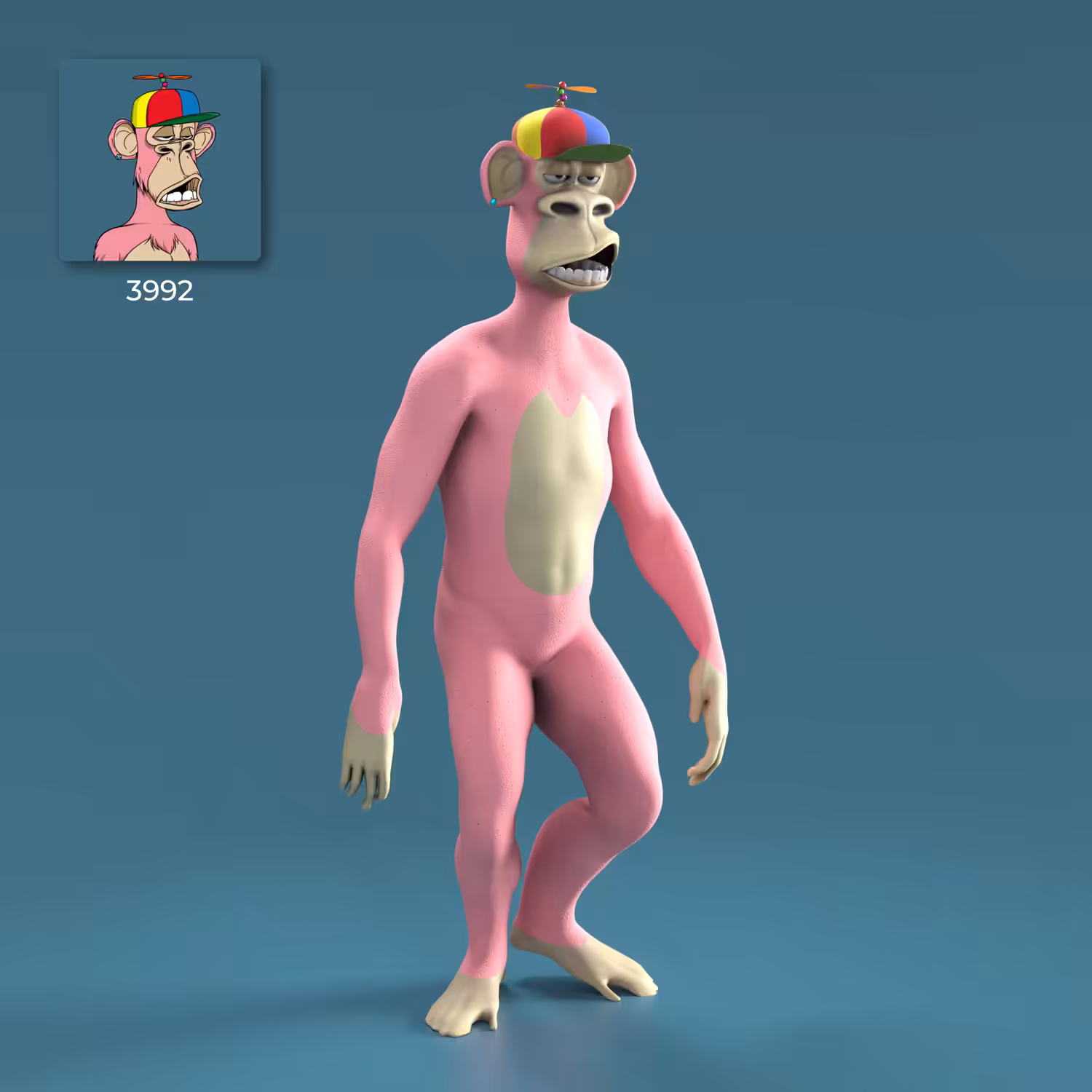 3992