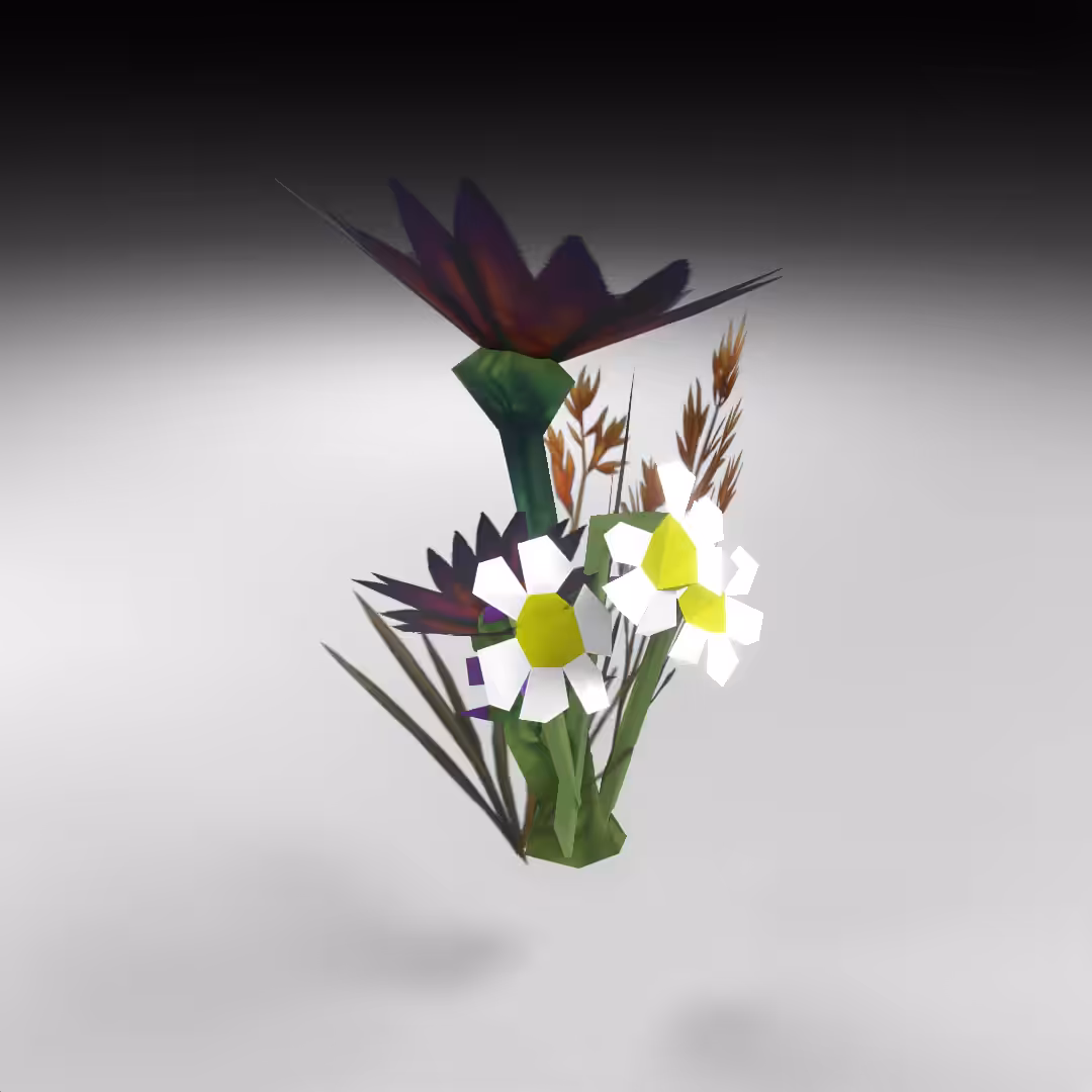 Hand-hacked Bouquet 91