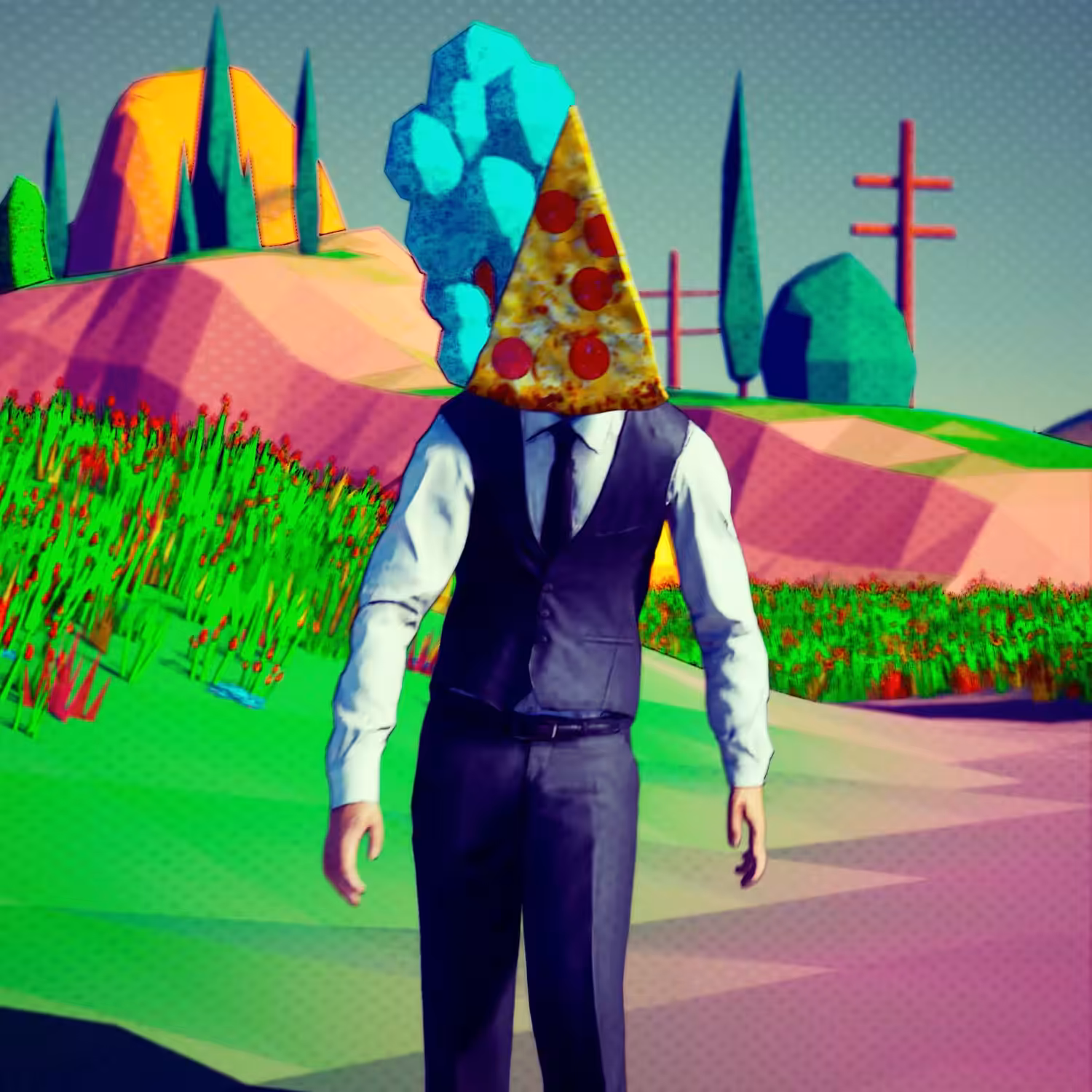 Be delicious like a piece of pizza