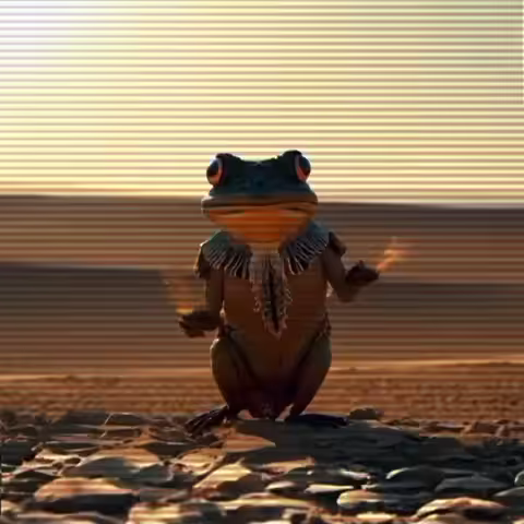 Opening the mind to the shaman frog