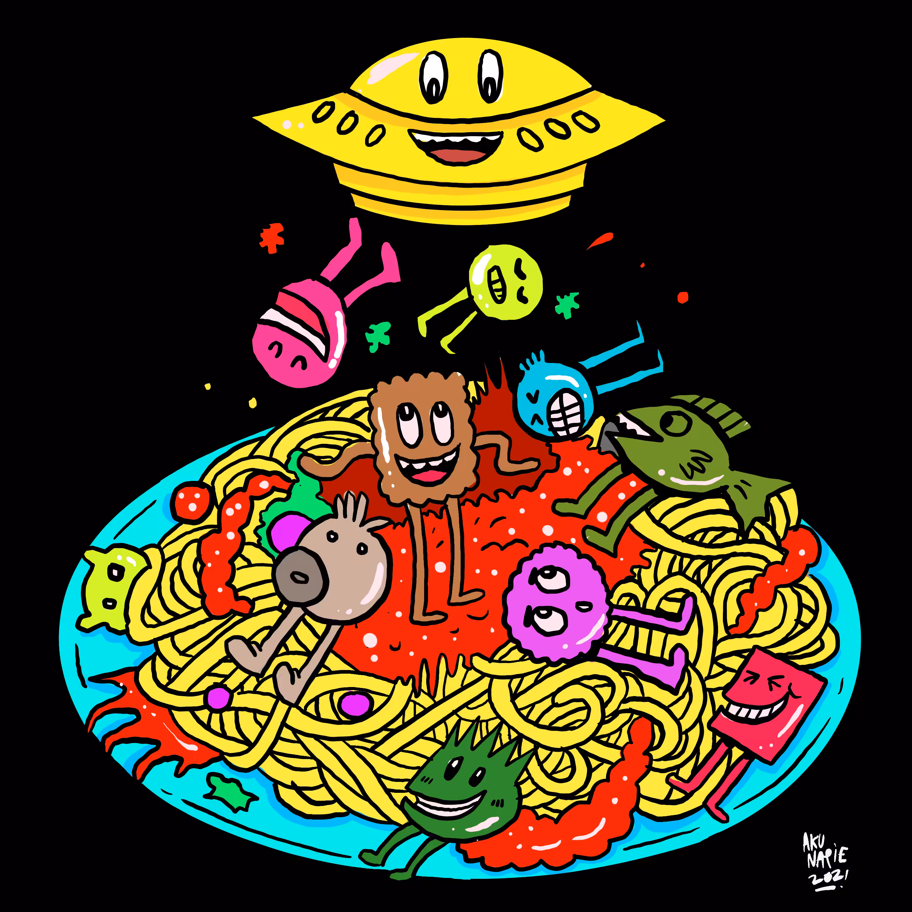 Doodle Spaghetti 