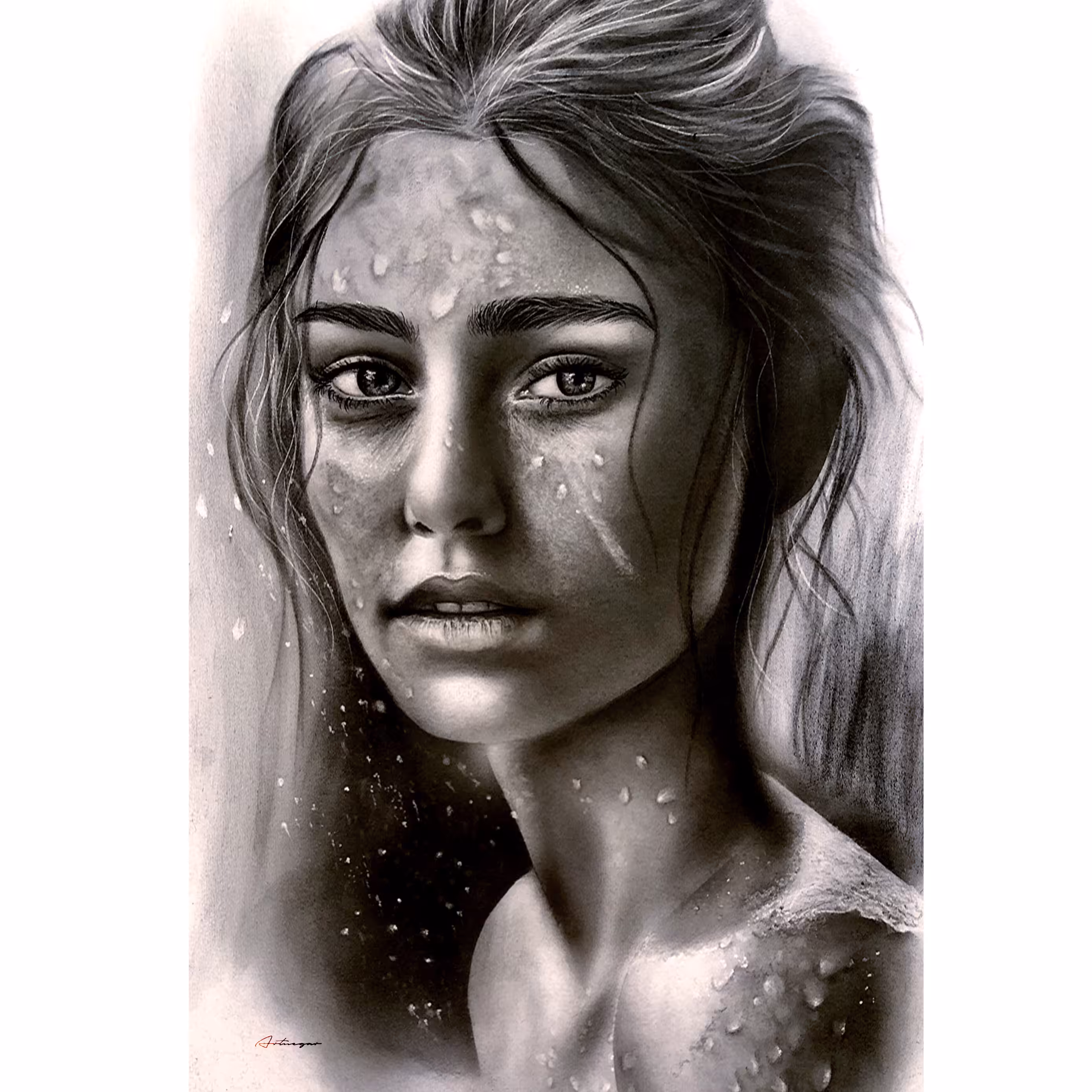 painting : Misty beauty 