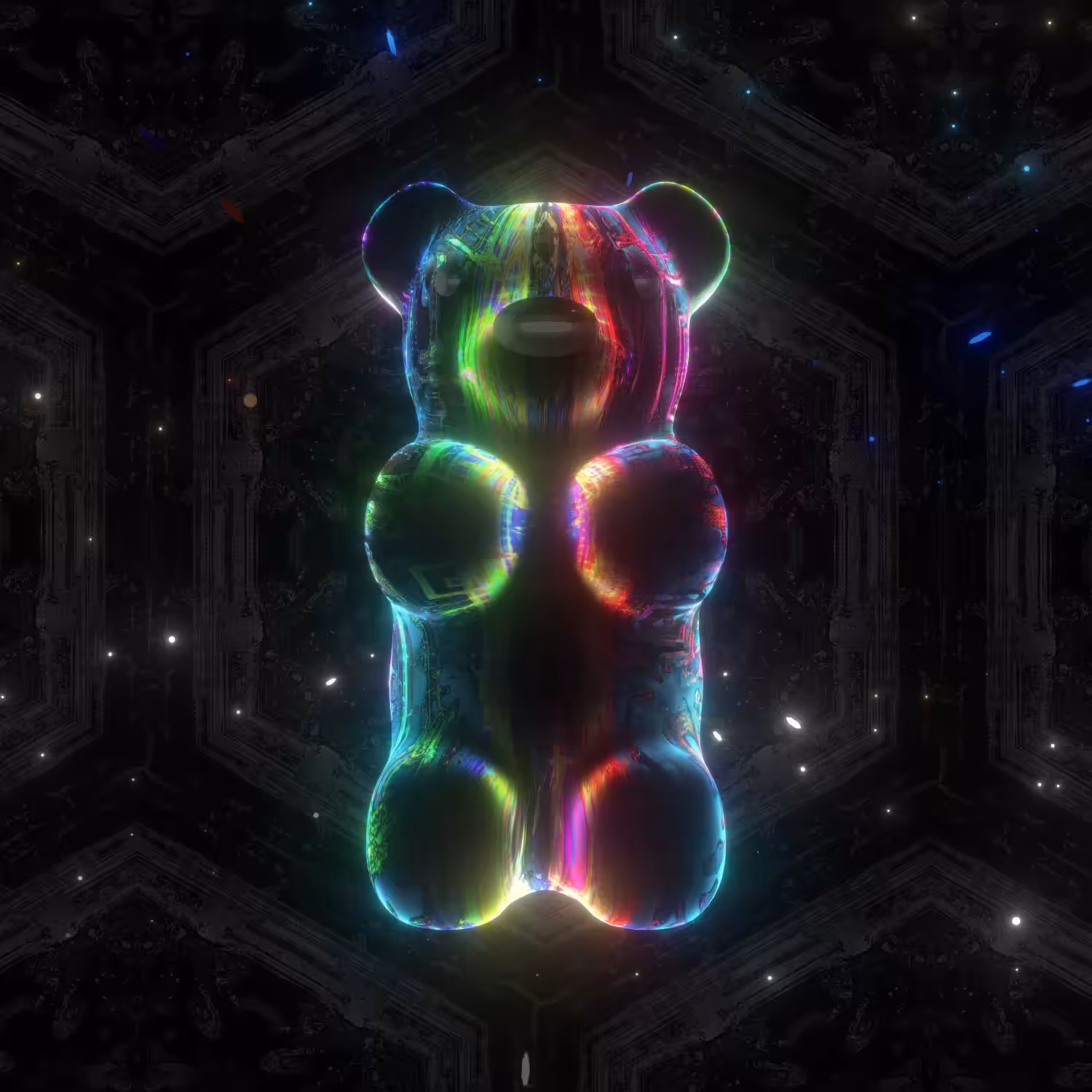 Cascading Trip Gummy Bear (by Milindevil)