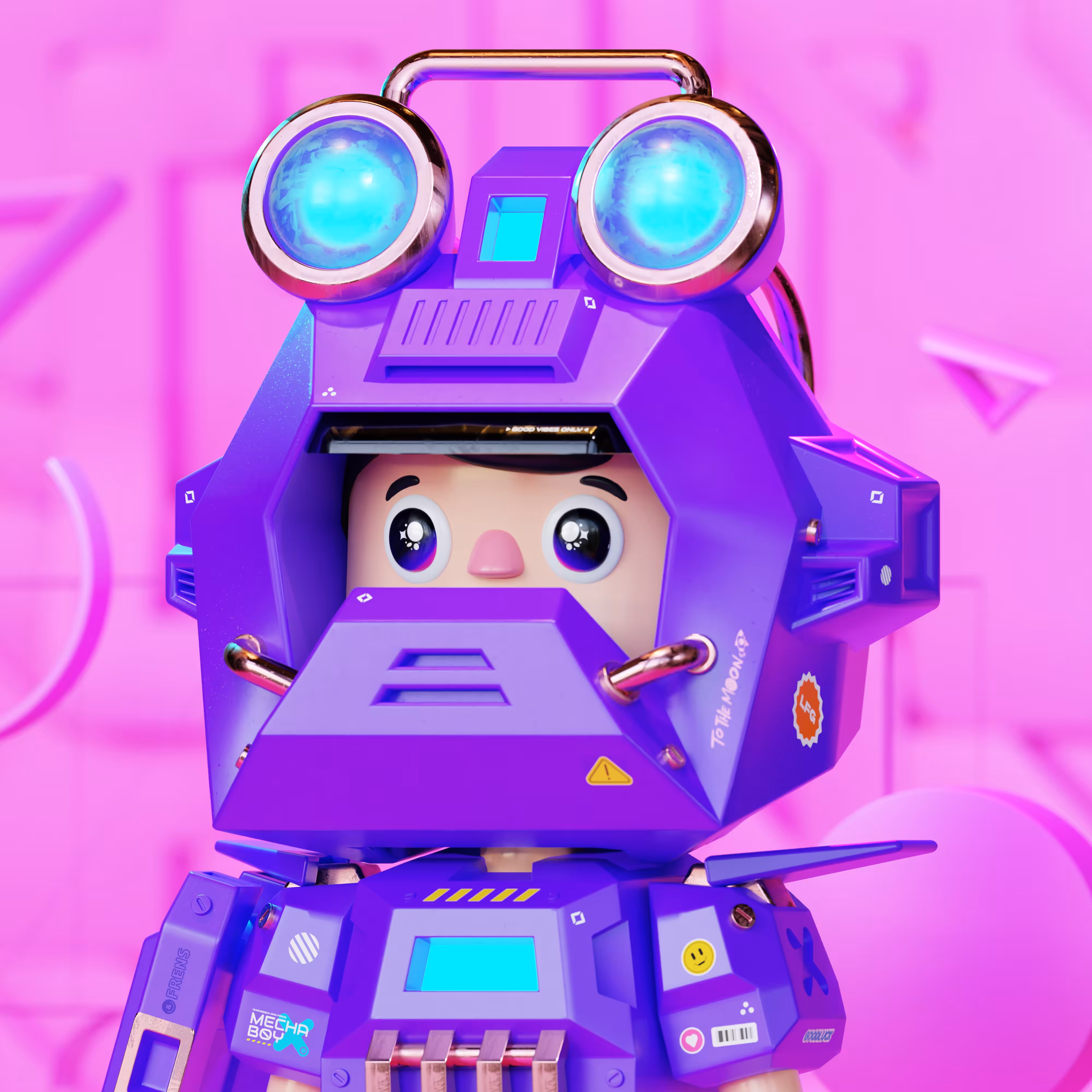 owangeboy and frens #89 - mecha boy by Daniel Herdianto