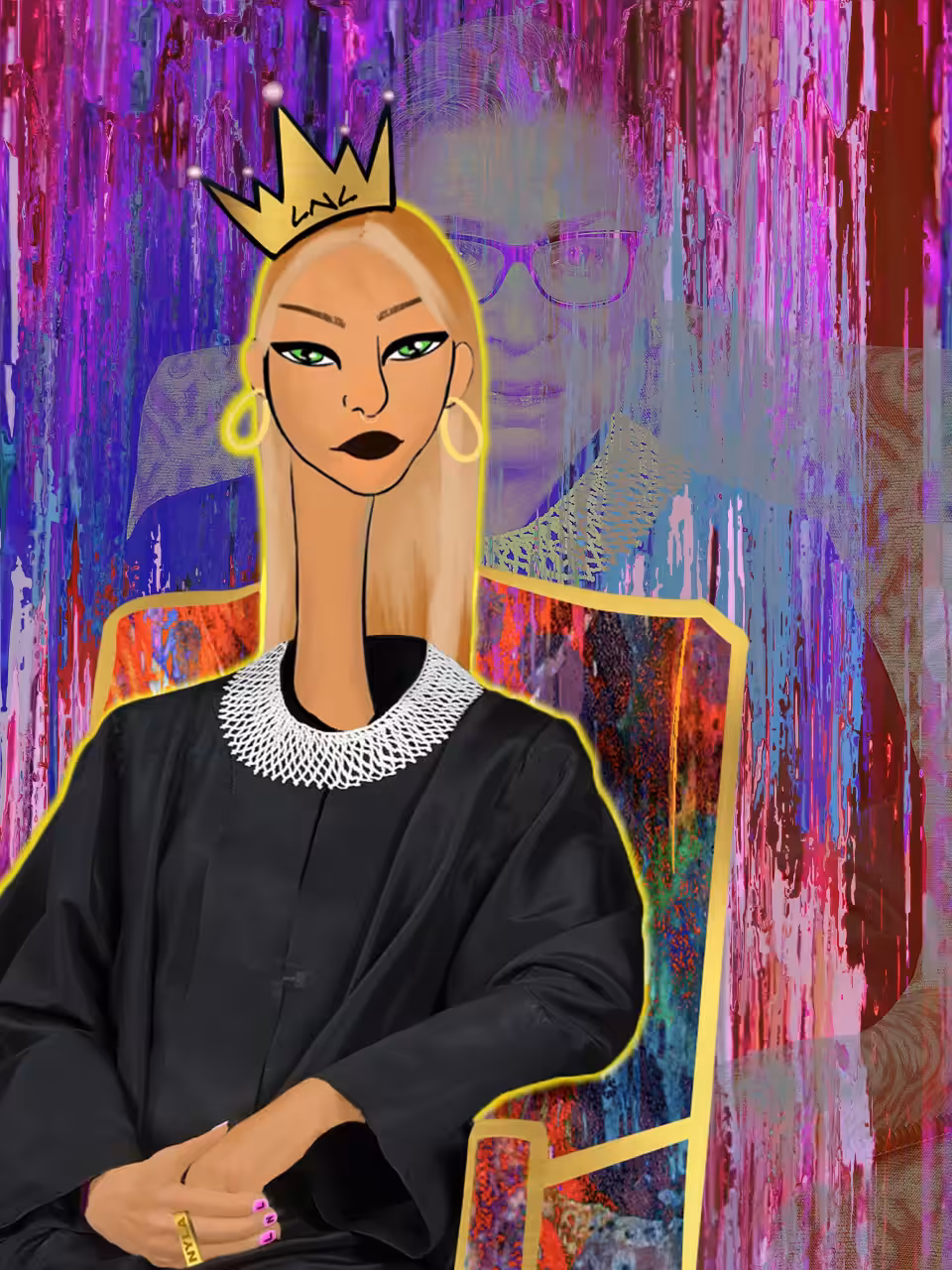 Long Neckie Ladies X RBG