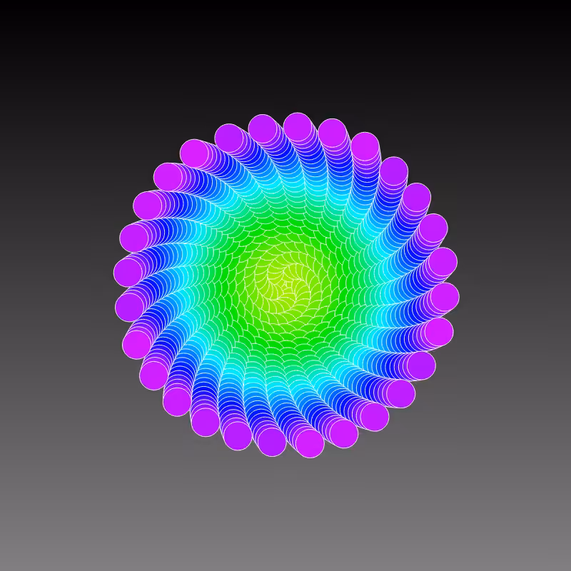 RAINBOW FLOWERS #92