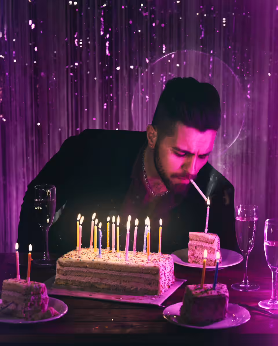 Birthday flavored cigarette
