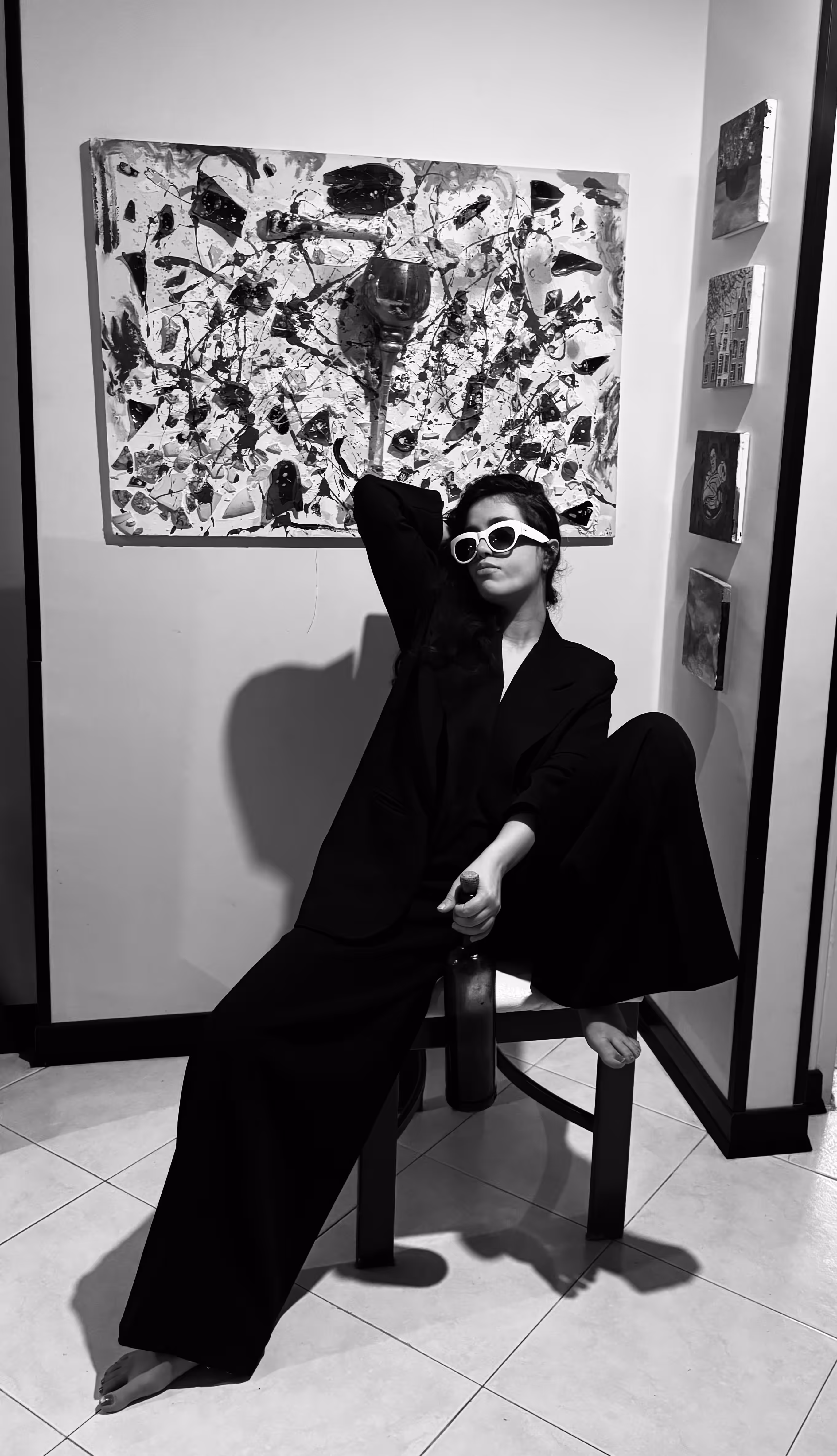 "Contemplation in Chaos"