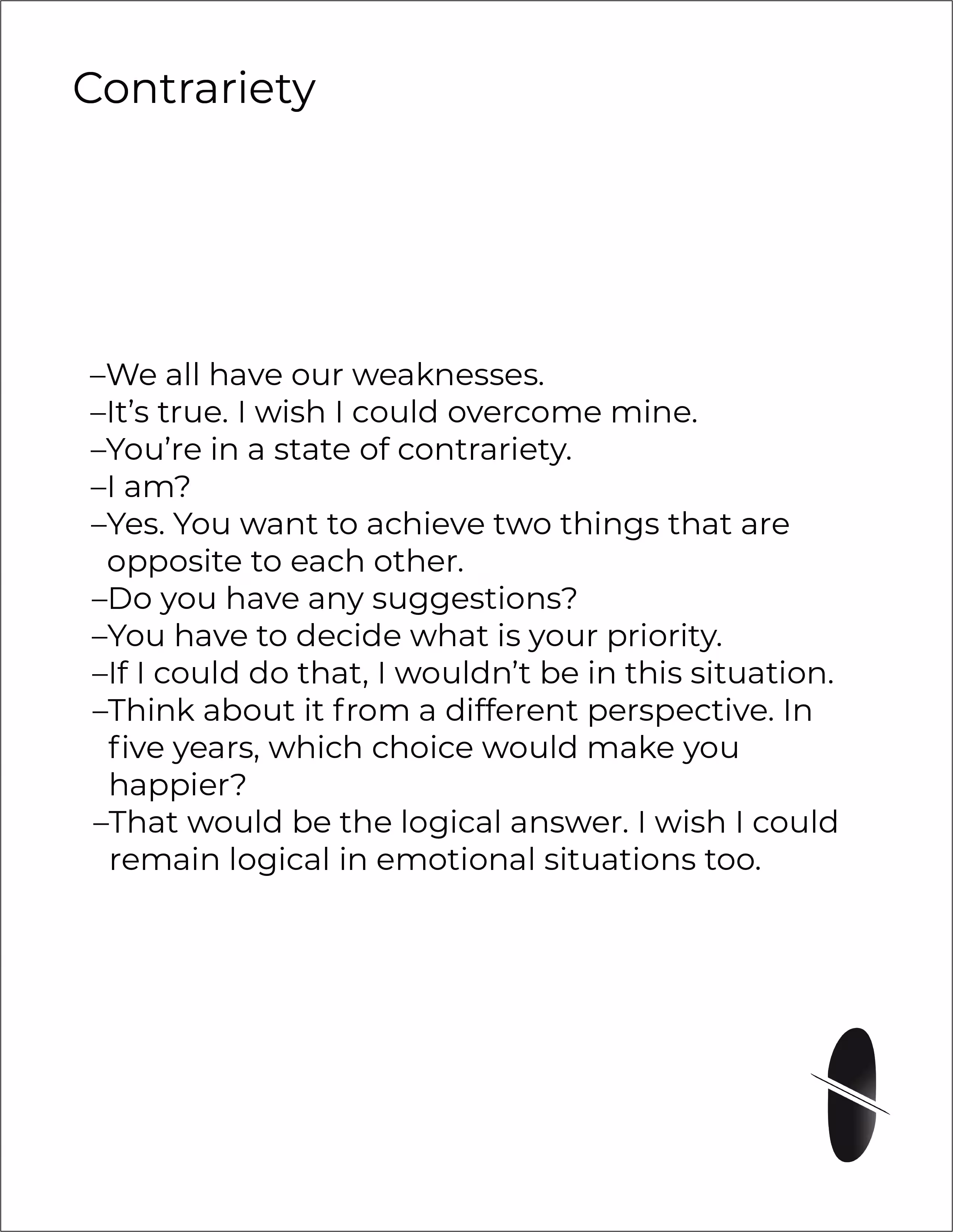 Contrariety
