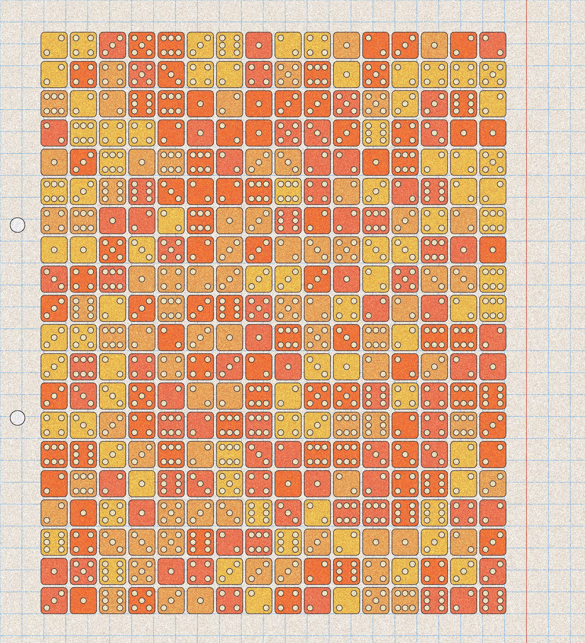 sketchbook page 6: dice roll #16