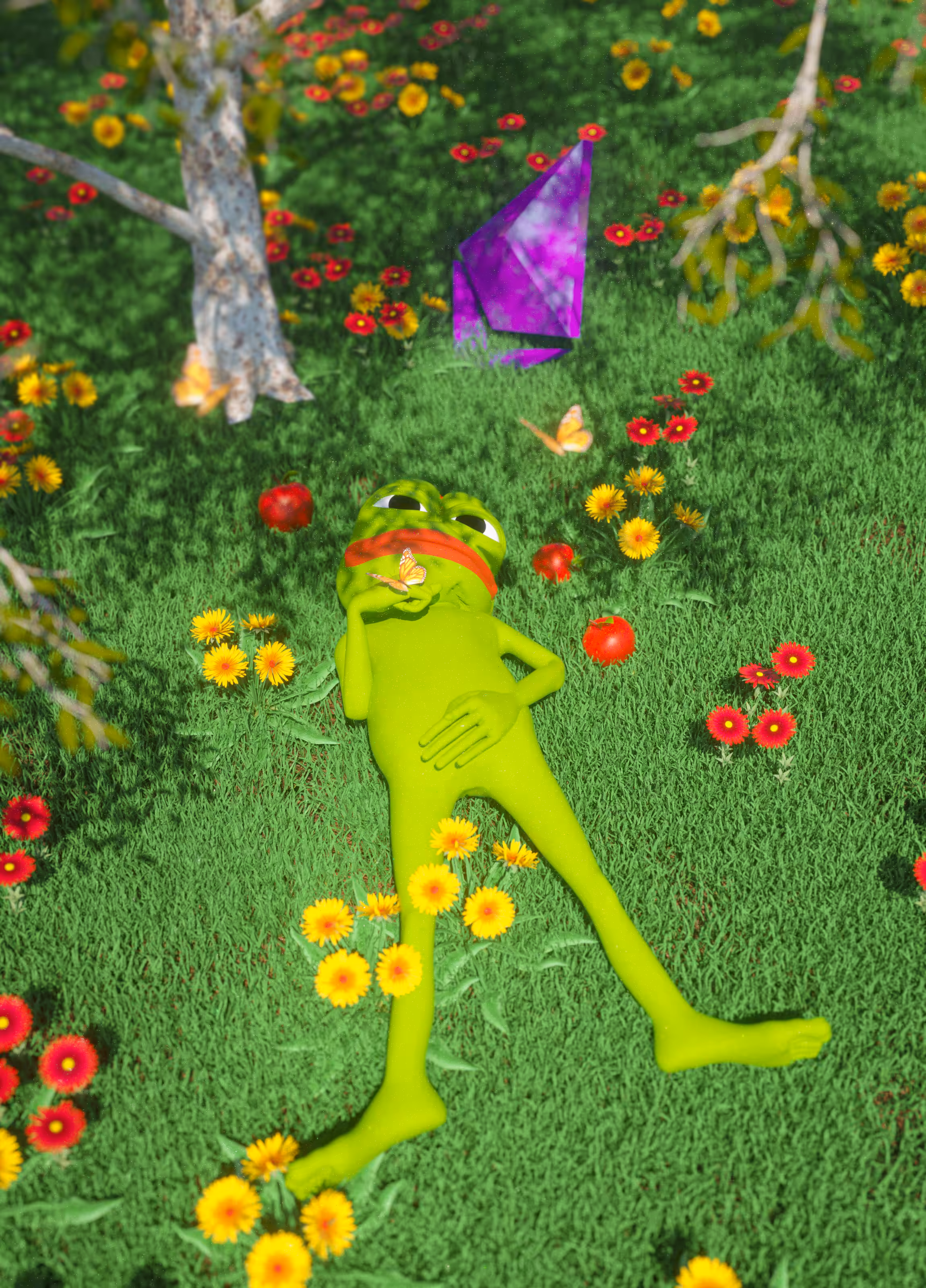 WHERE DID THESE APPLES COME FROM?🐸