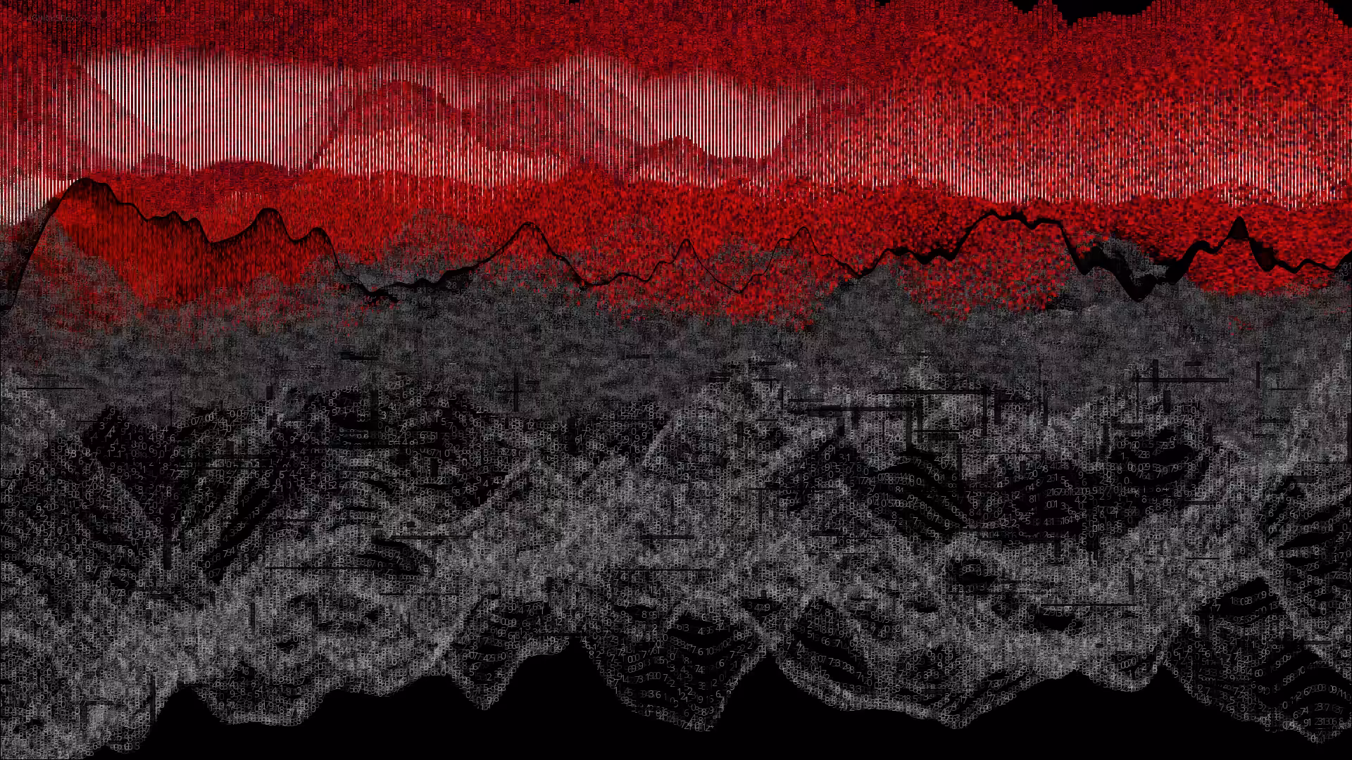 Pixel rain in a data landsacape #178